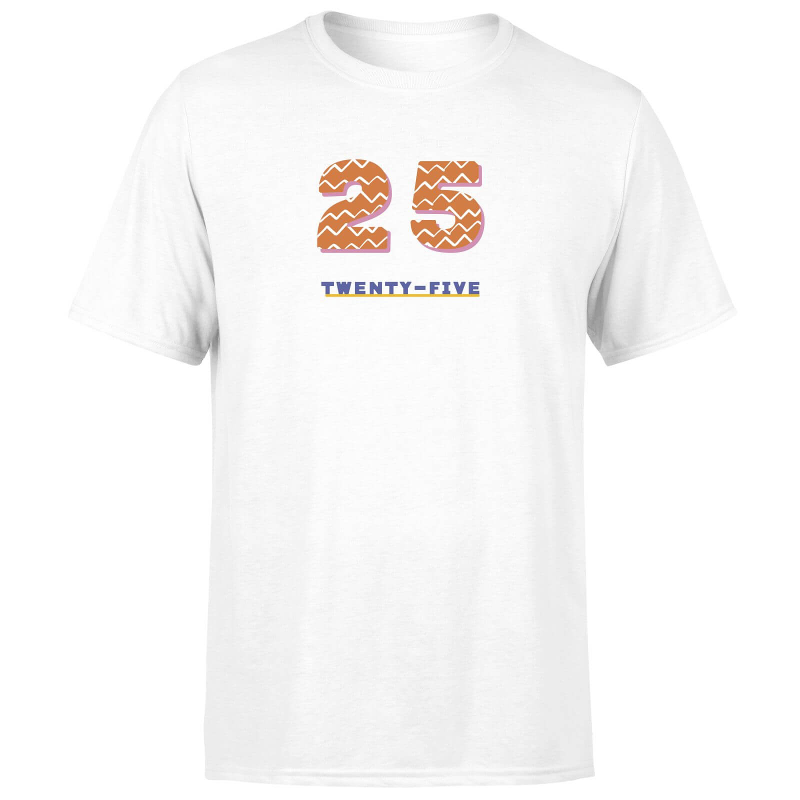 Twenty-Five Men's T-Shirt - White - XS - White