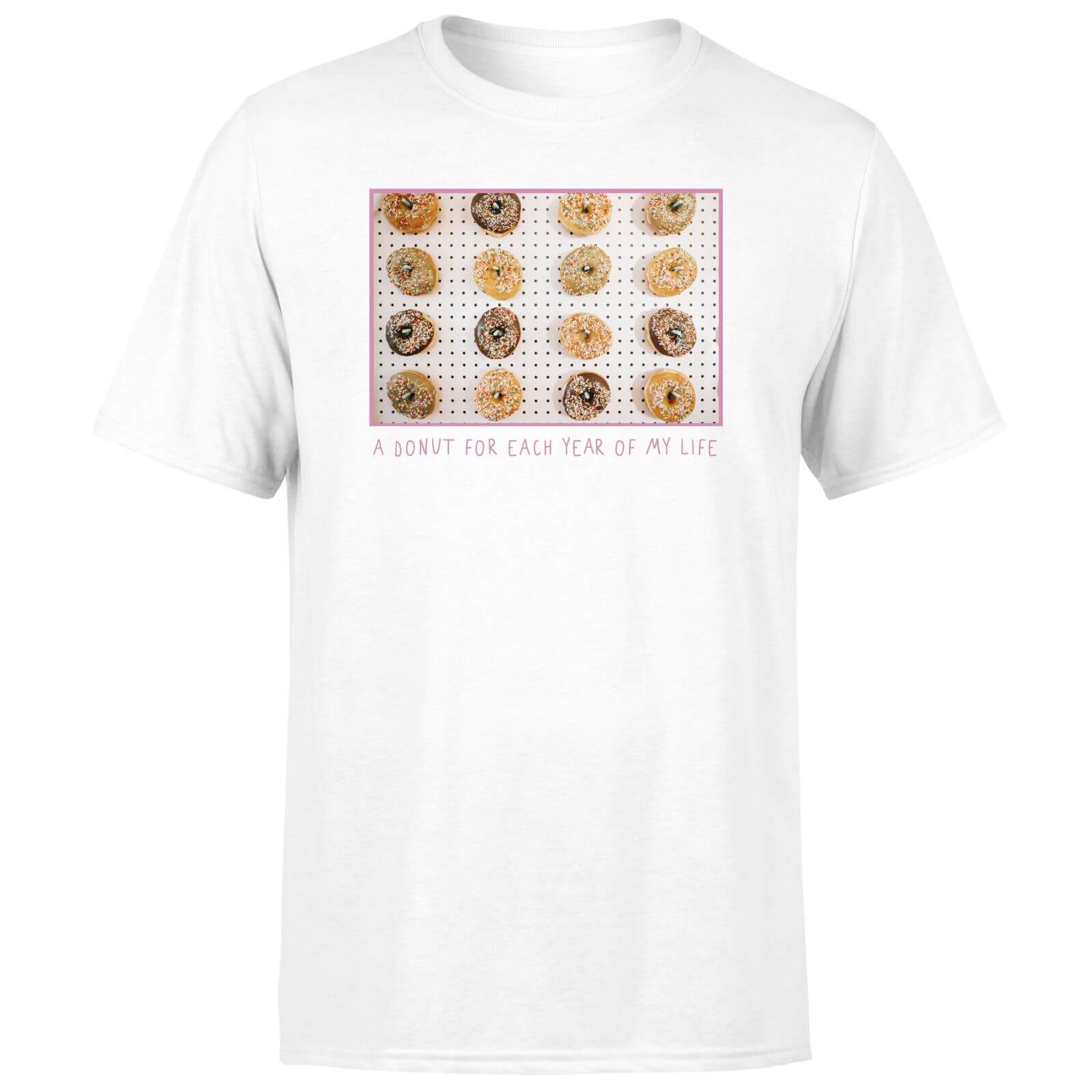 16th Birthday Donuts Men's T-Shirt - White - XS - White