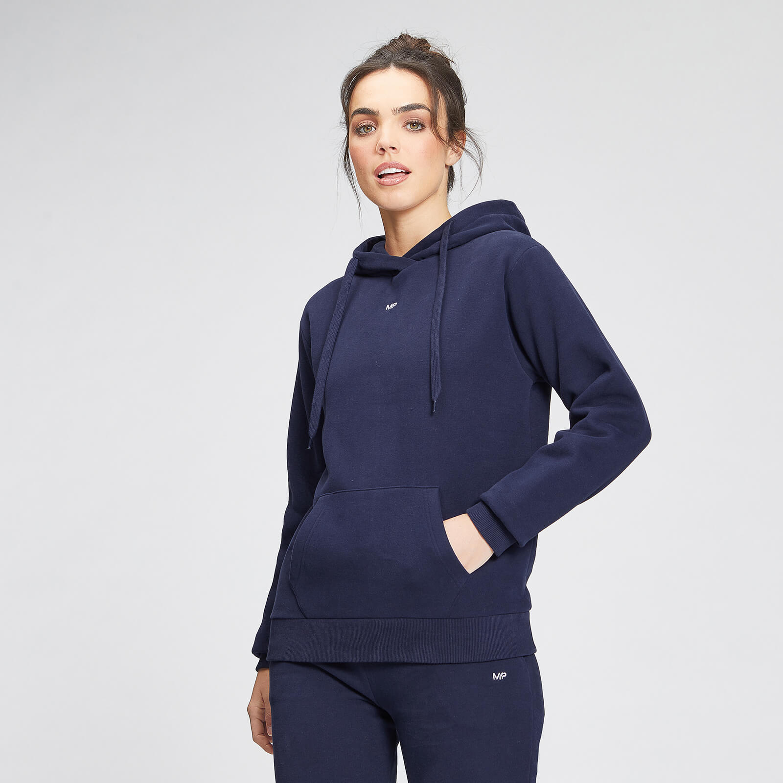 Image of Felpa con cappuccio MP Essentials da donna - Blu navy - M