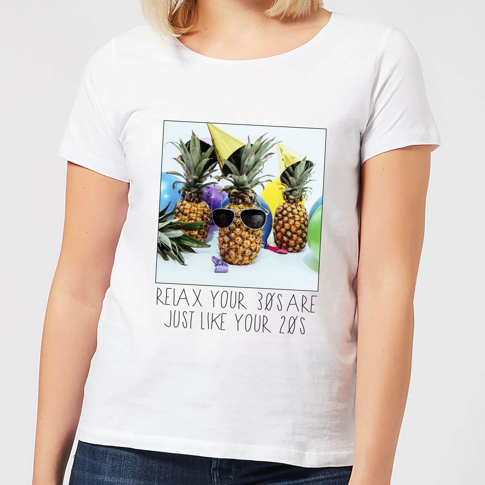 30th Birthday Pineapple Women's T-Shirt - White - XS - White