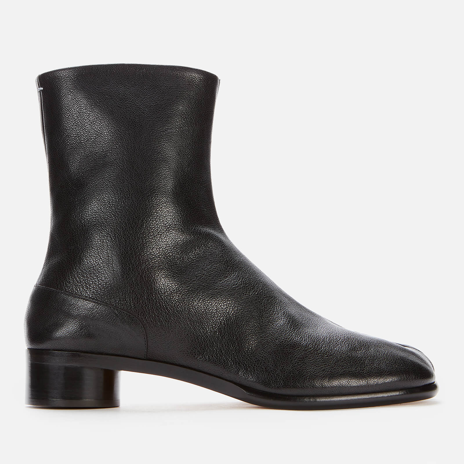 Maison Margiela Men's Tabi Leather Ankle Boots - Black/Ecru/Black - UK 7