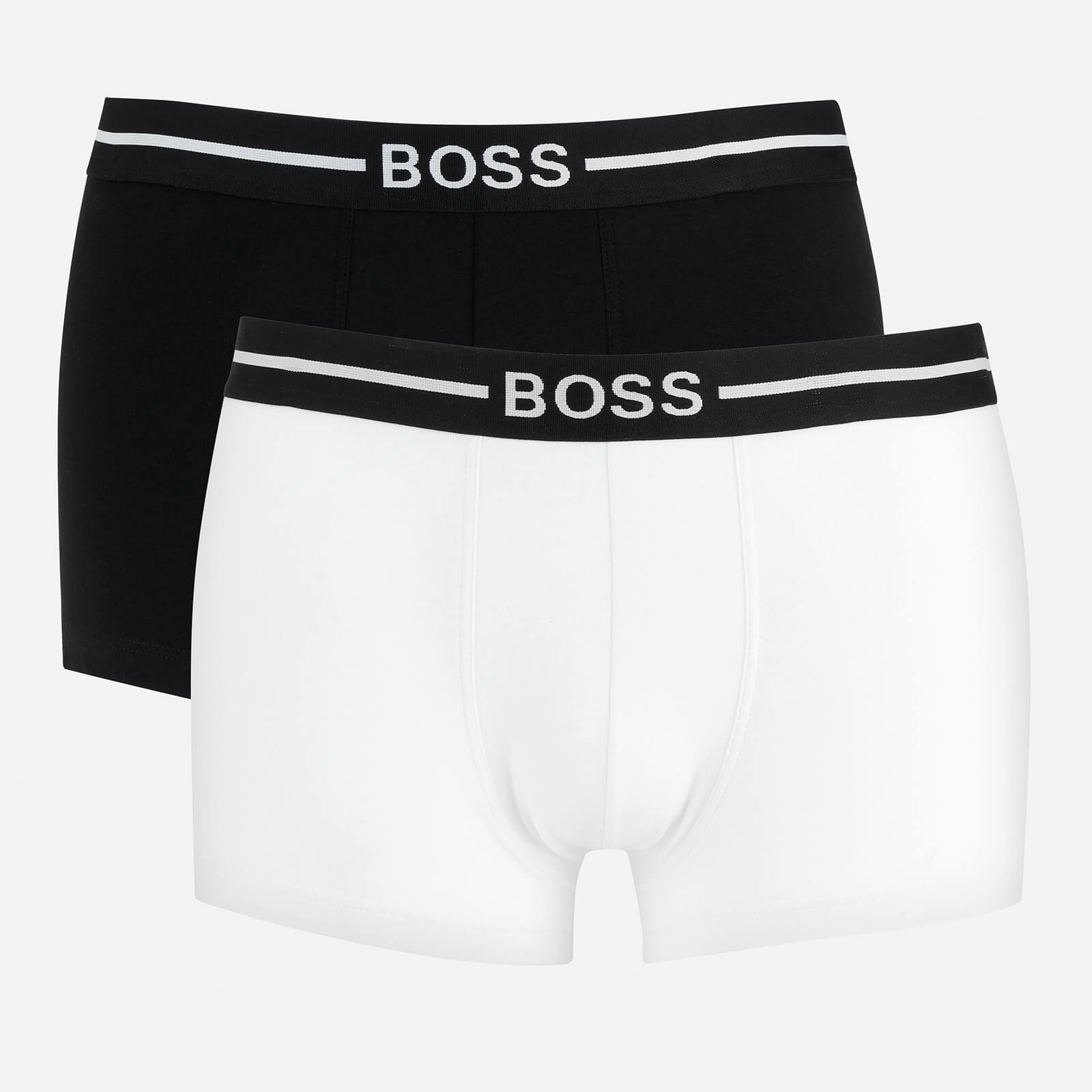 BOSS Bodywear Men's Organic Cotton 3-Pack Trunks - Black - S