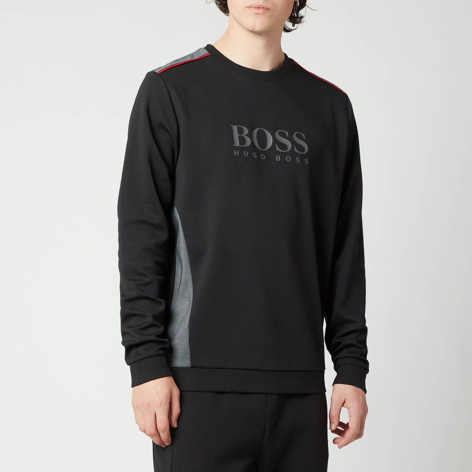 BOSS Bodywear Men's Tracksuit Logo Sweatshirt - Black - S