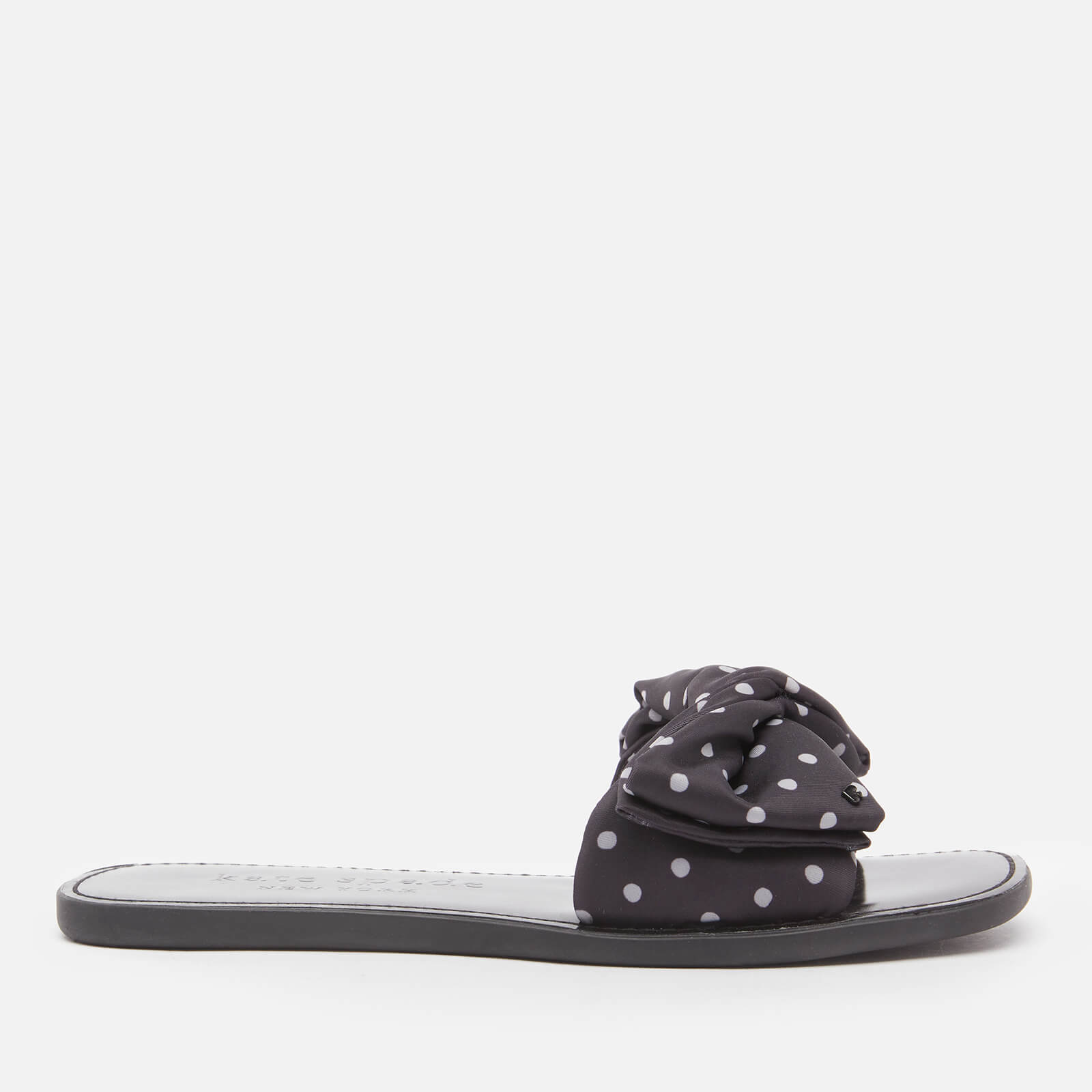 Kate Spade New York Women's Bikini Slide Sandals - Black/Cream - UK 4