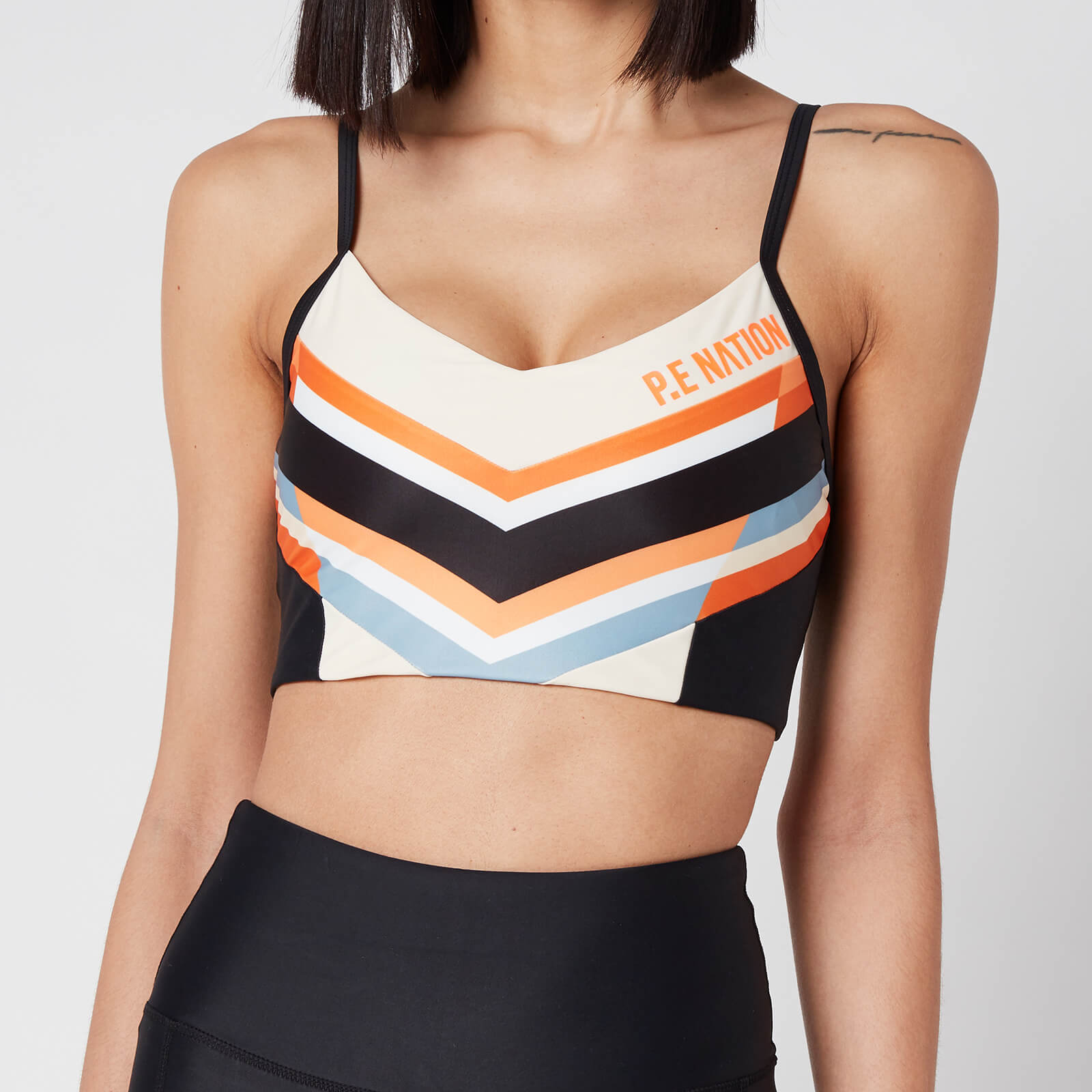 P.E Nation Women's Score Runner Sports Bra - Pearled Ivory - XS