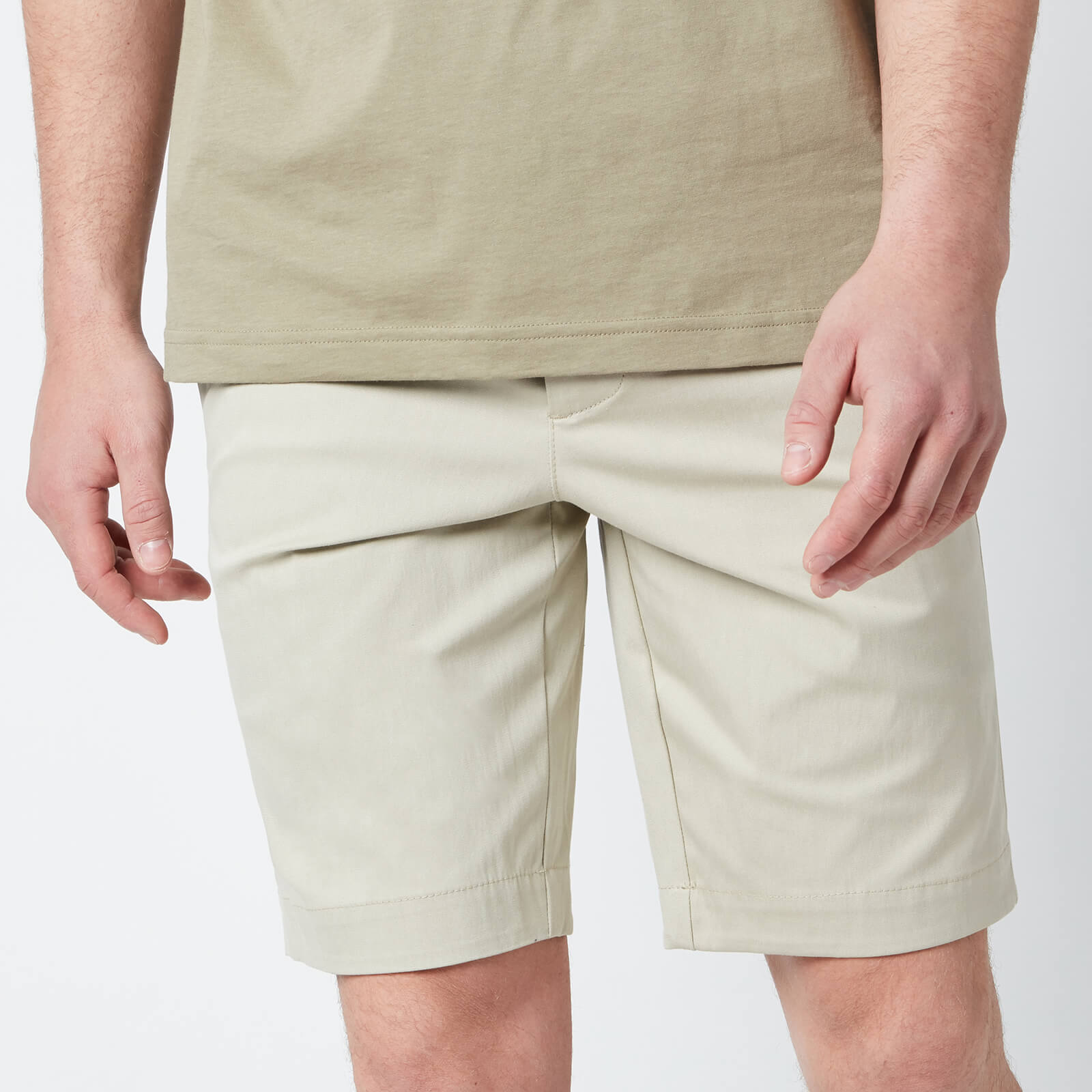 BOSS Athleisure Men's Liem 4 Jersey Slim Fit Shorts - Light Beige - 46/S