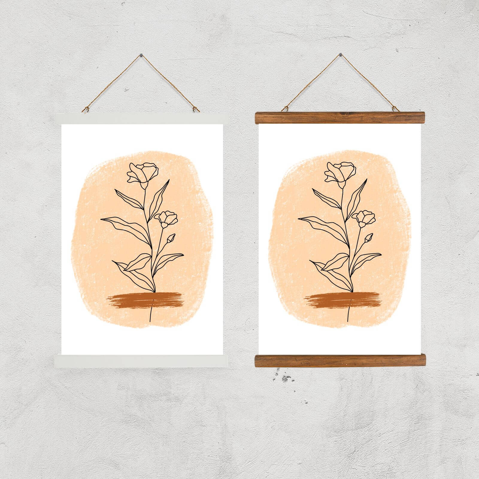 Hand Drawn Flower Giclee Art Print - A2 - Print Only