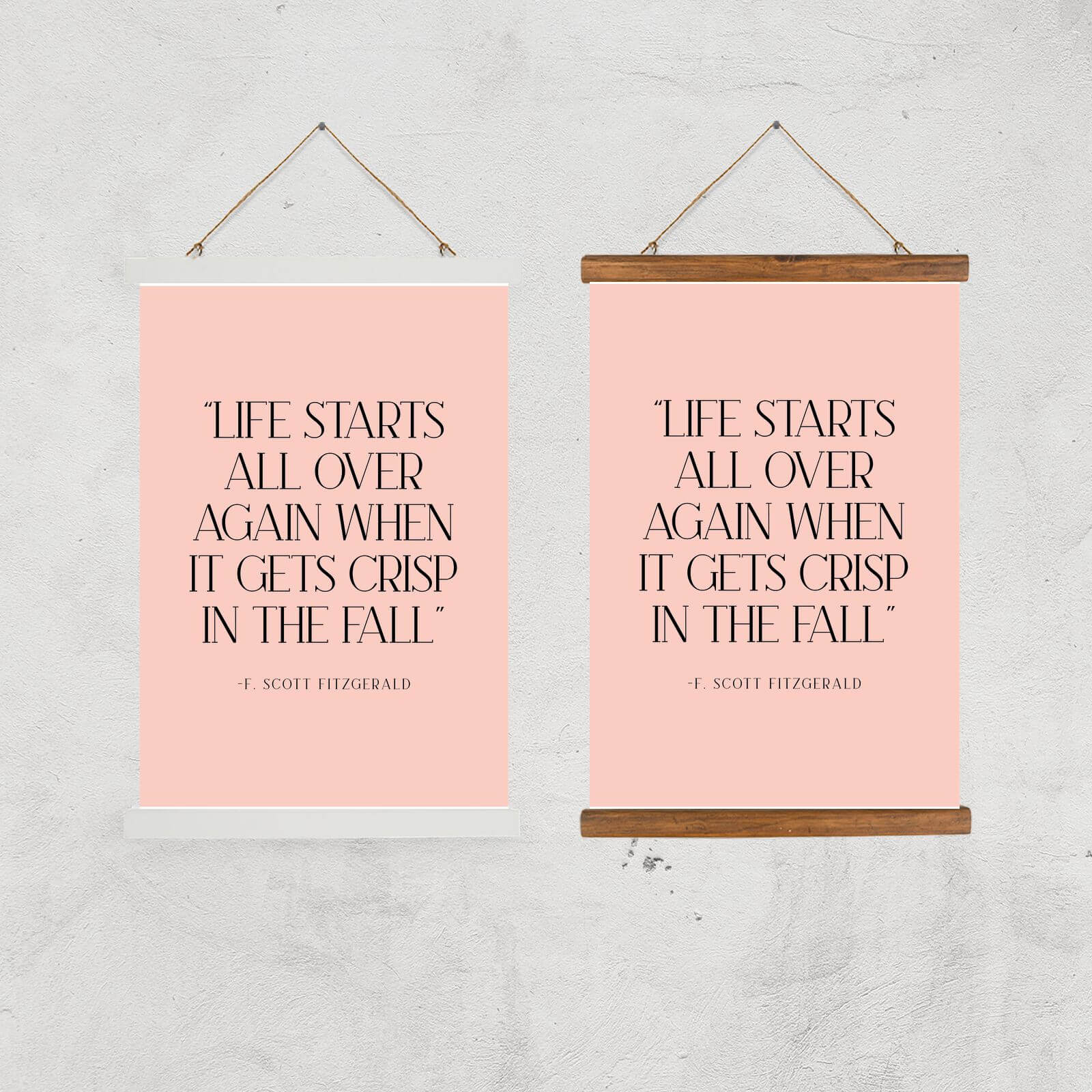 Life Starts All Over Again When It Gets Crisp In The Fall Giclee Art Print - A2 - Print Only