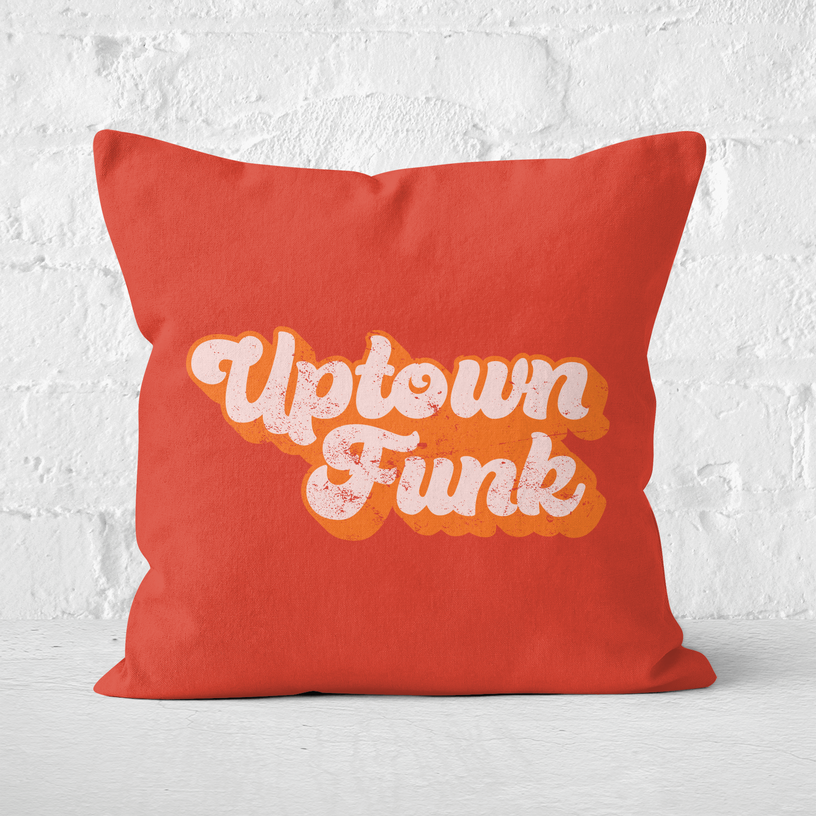 Uptown Funk Square Cushion - 60x60cm - Soft Touch