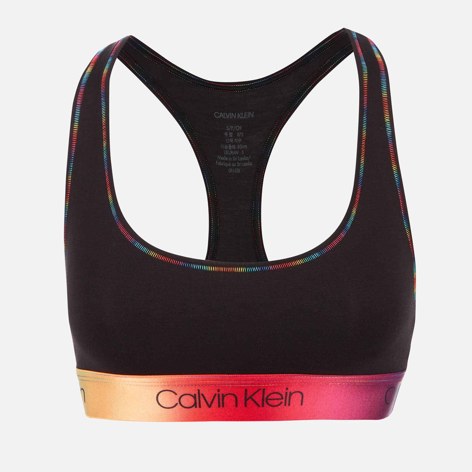 Calvin Klein Women's Pride Bralette - Black - XS
