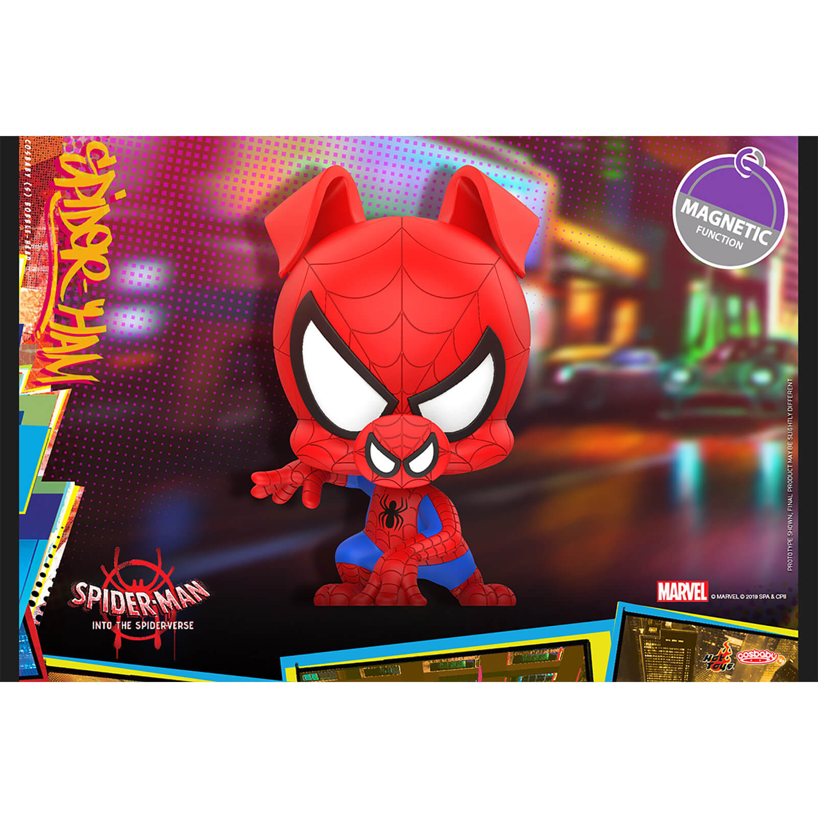 Hot Toys Cosbaby - Spider-Man: Into the Spider-Verse (Talla S) - Spider-Ham