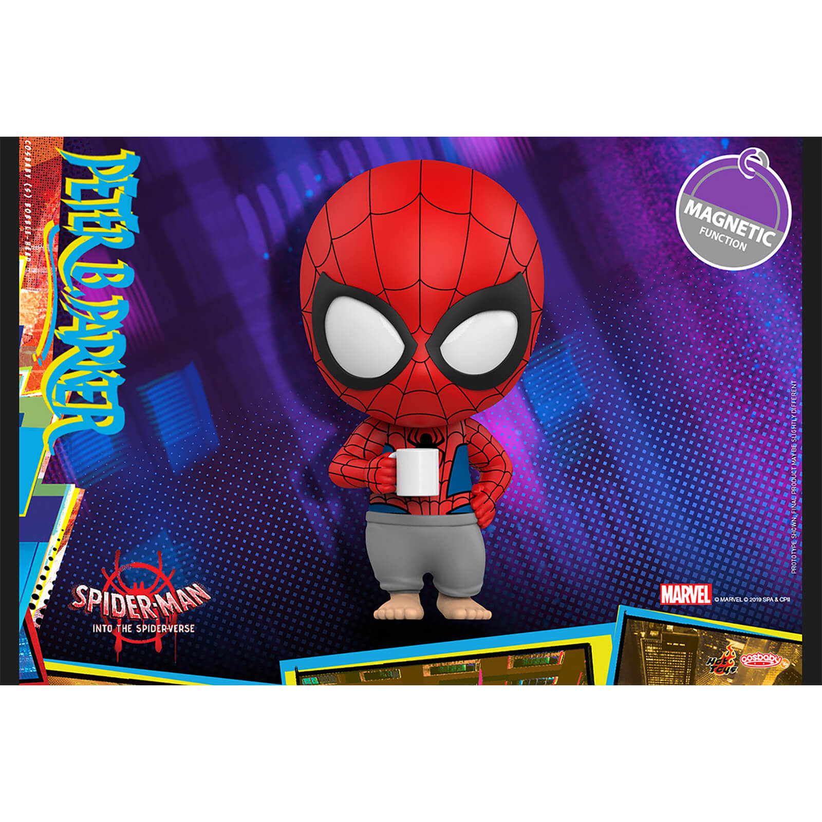 Hot Toys Cosbaby Marvel Spider-Man: Into the Spider-Verse (Size S) - Spider-Man (Peter Parker)