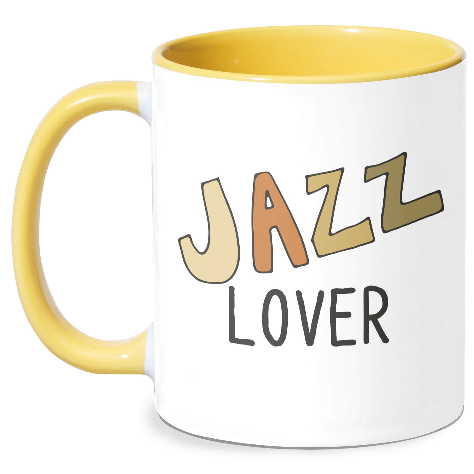 Jazz Lover Mug - White/Yellow