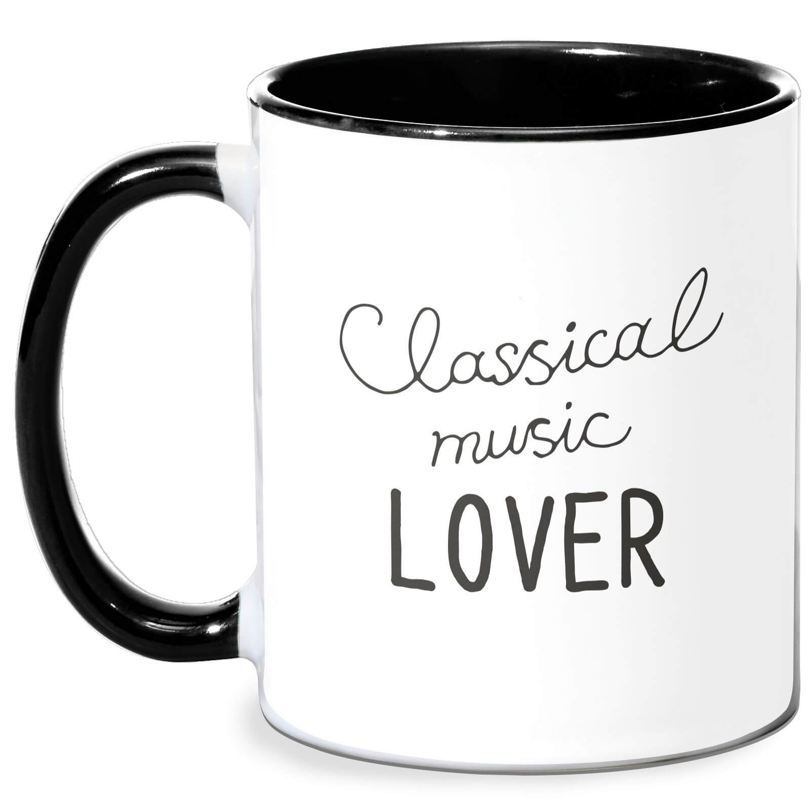 Classical Music Lover Mug - White/Black