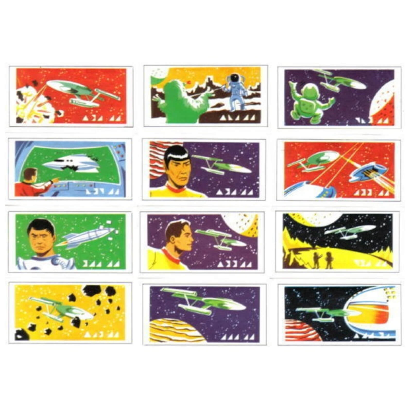 Star Trek Original Series Vintage Primrose Stamp Sets 1971