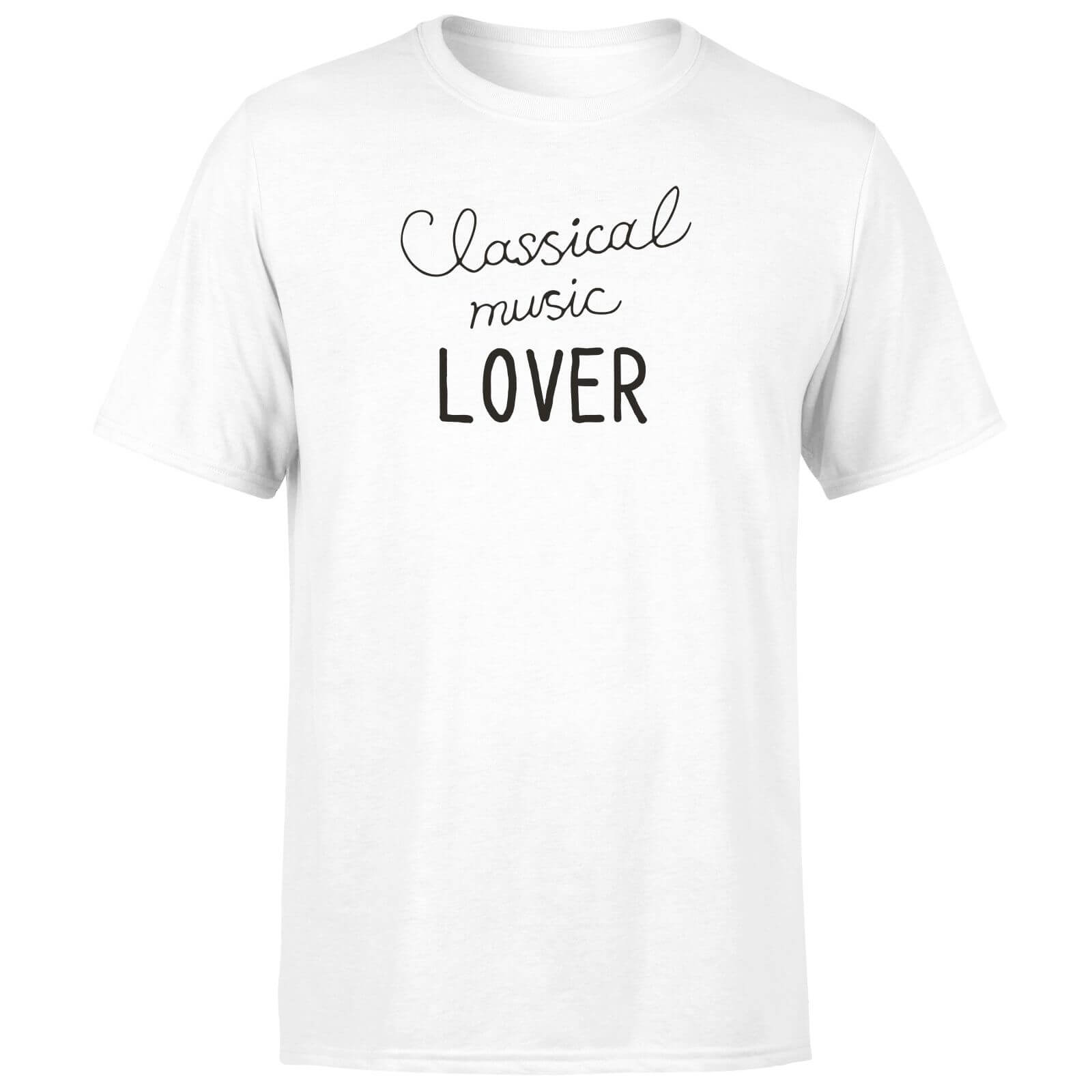 Classical Music Lover Men's T-Shirt - White - XS