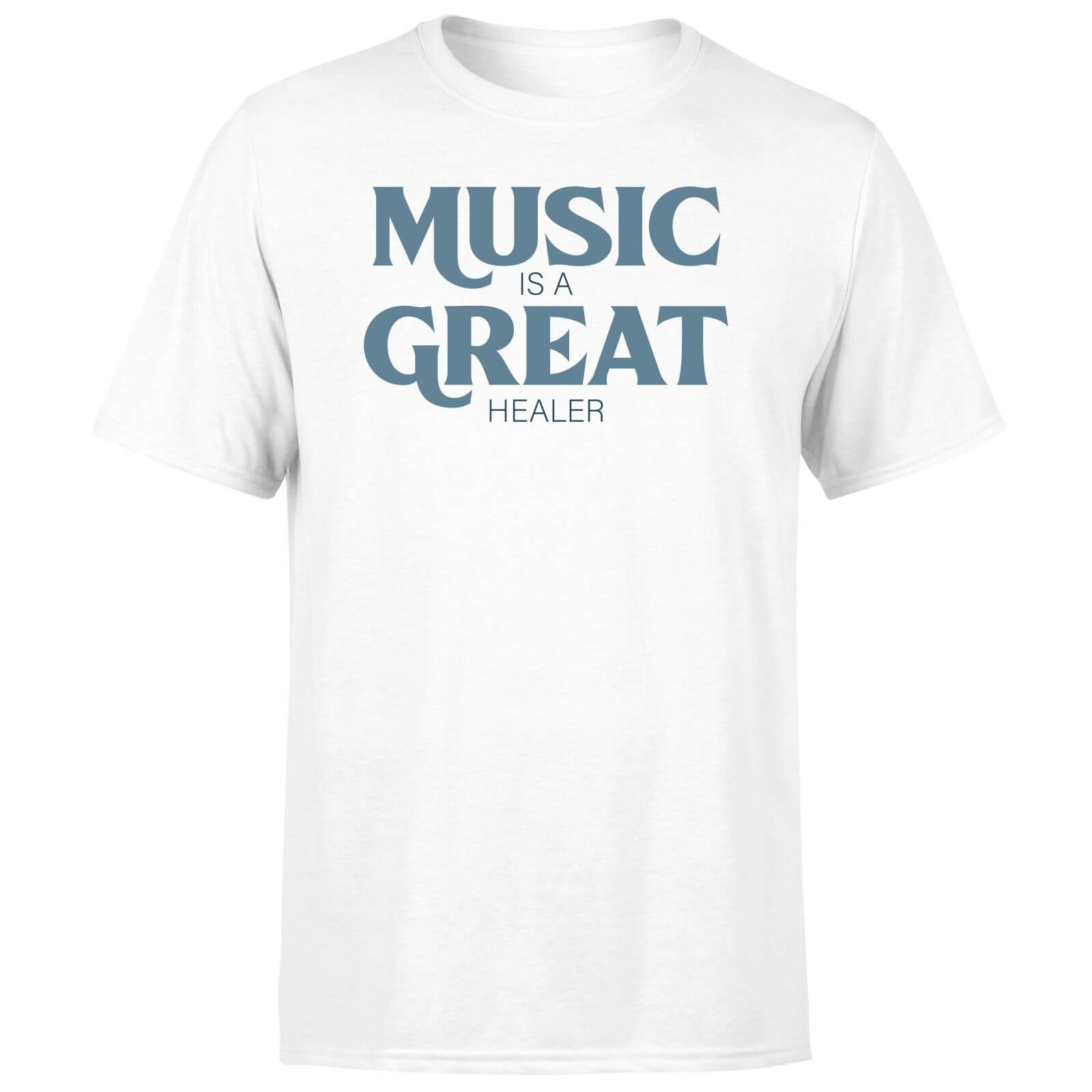 Music Is A Great Healer Men's T-Shirt - White - XS - White