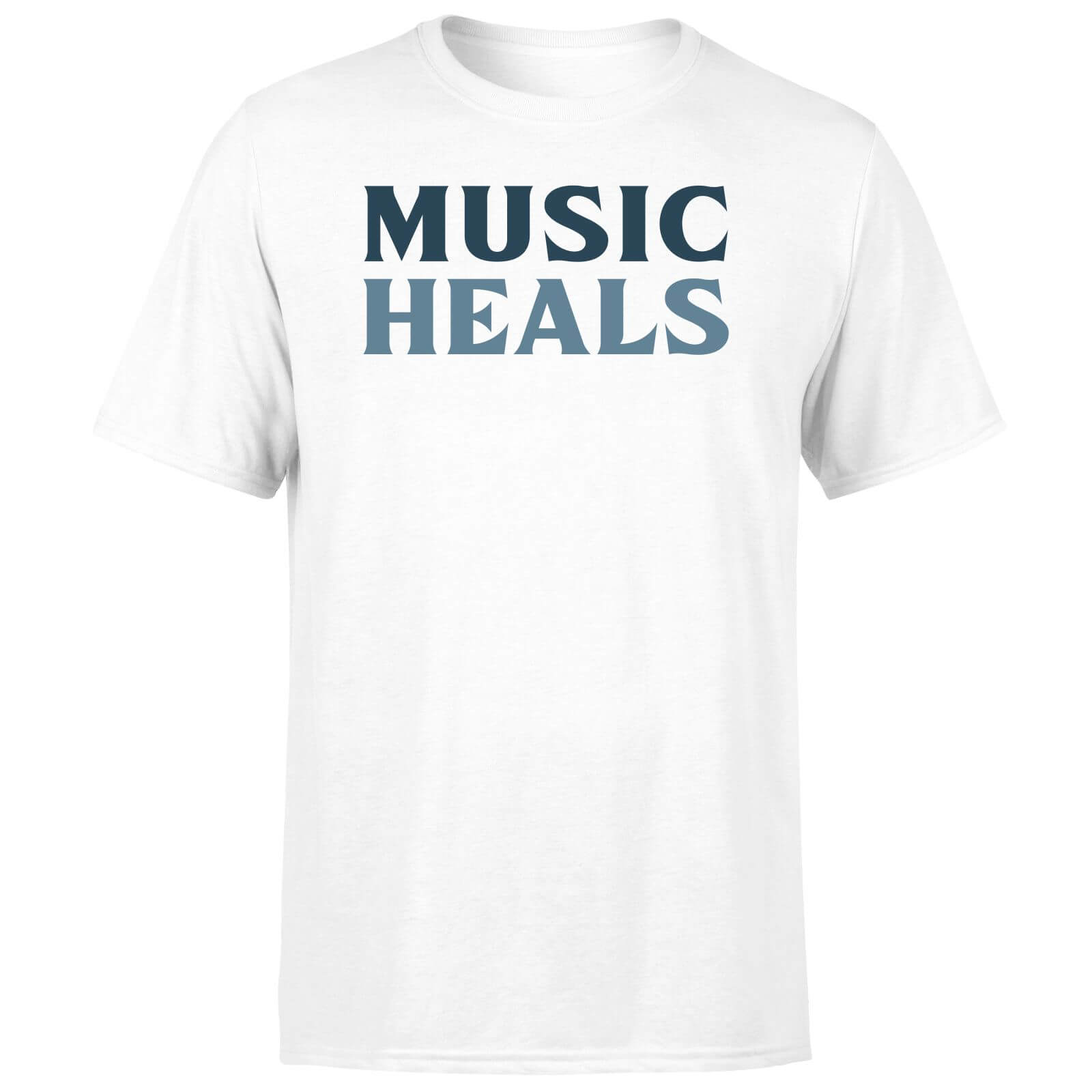 Music Heals Men's T-Shirt - White - XS - White