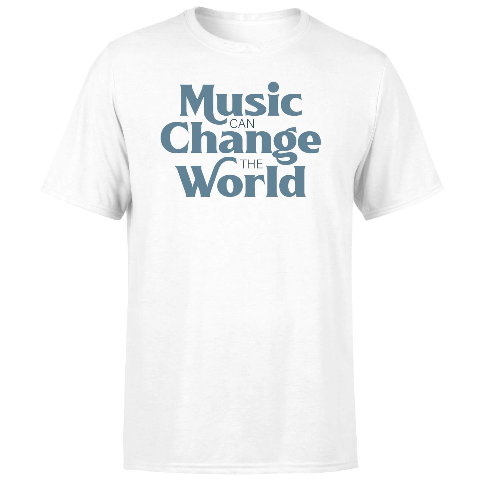 Music Can Change The World Men's T-Shirt - White - XS - White