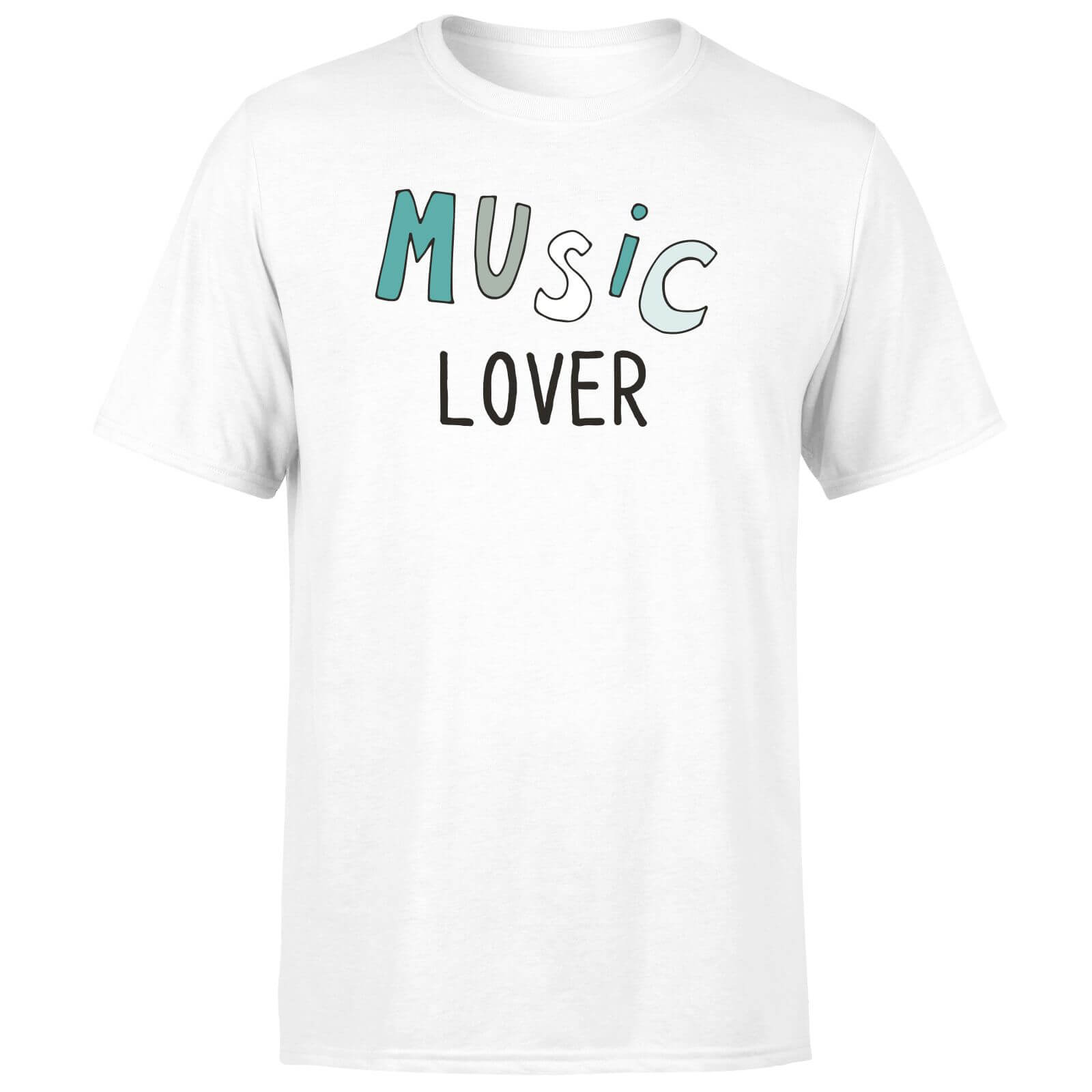 Music Lover Men's T-Shirt - White - XS - White