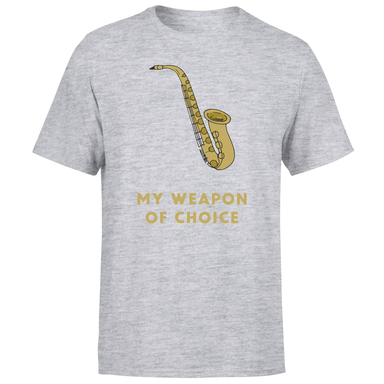 My Weapon Of Choice Men's T-Shirt - Grey - XS - Grey