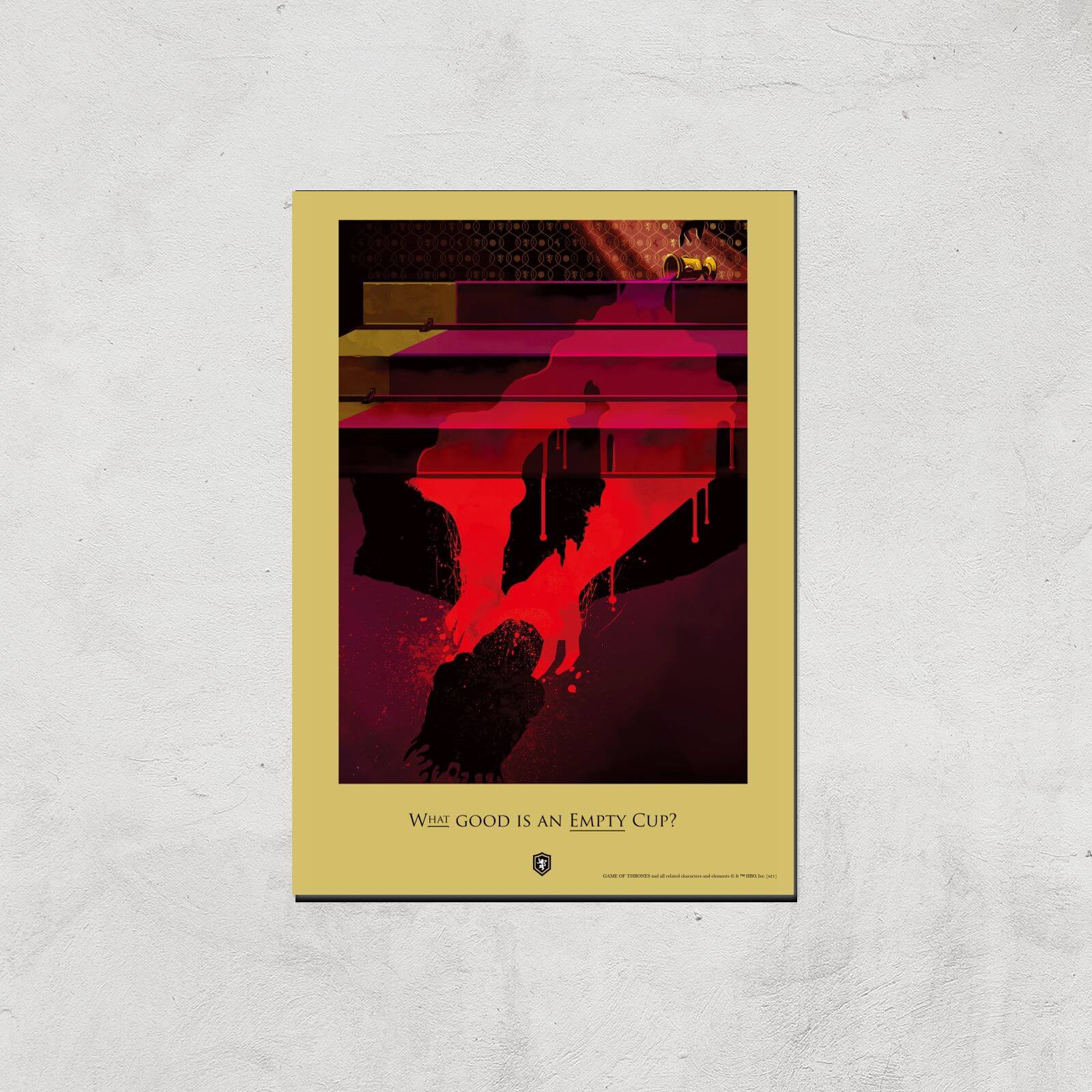 

Poster Artistico Il Trono di Spade Empty Cup - A4 - Print Only
