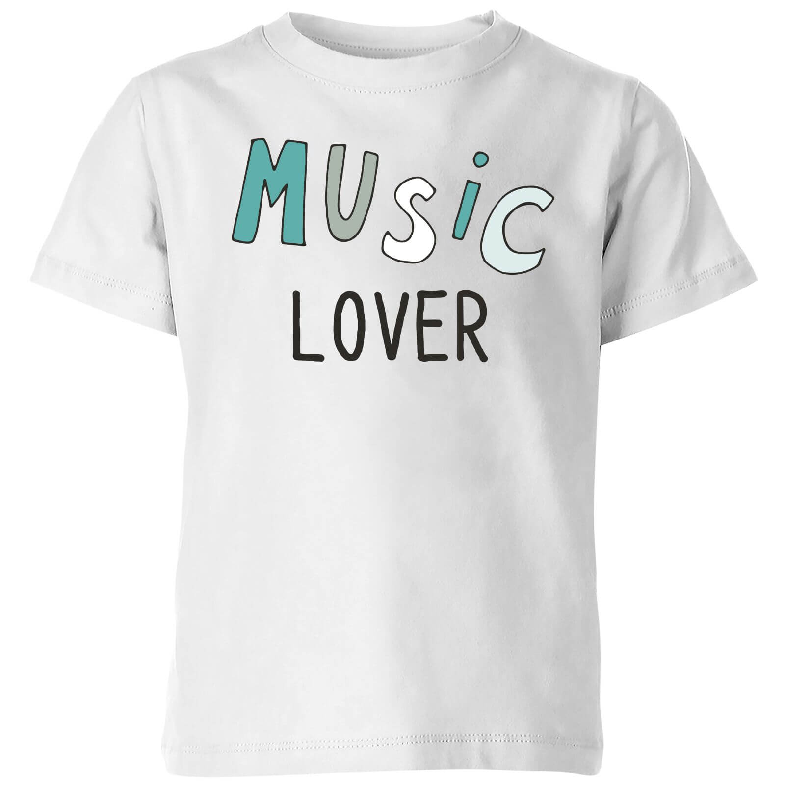 Music Lover Kids' T-Shirt - White - 3-4 Years - White
