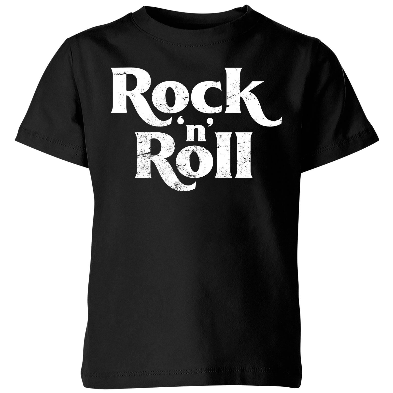 Rock N Roll Kids' T-Shirt - Black - 3-4 Years - Black