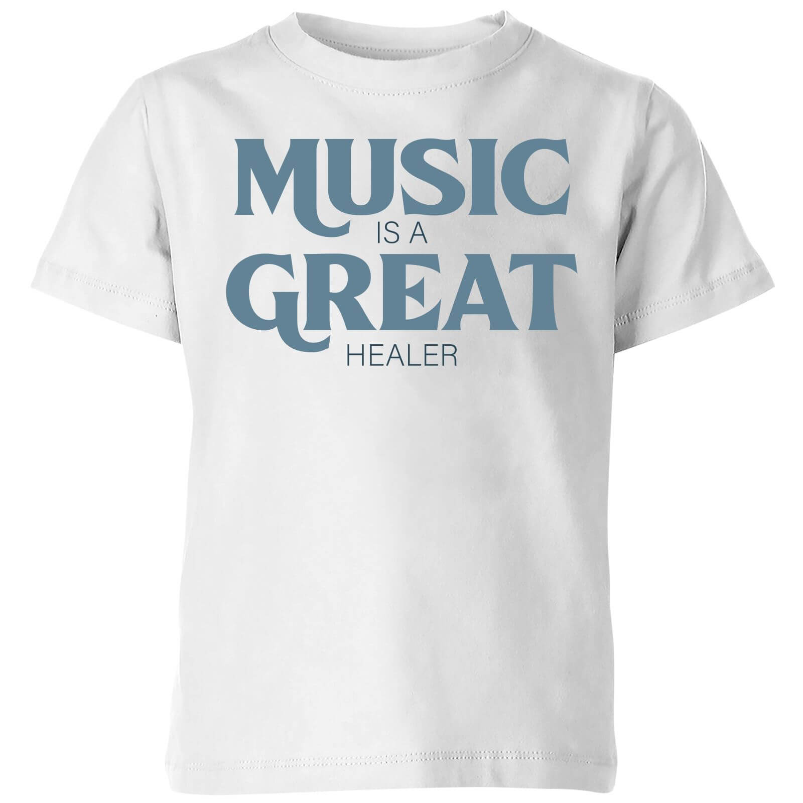 Music Is A Great Healer Kids' T-Shirt - White - 9-10 Years - White