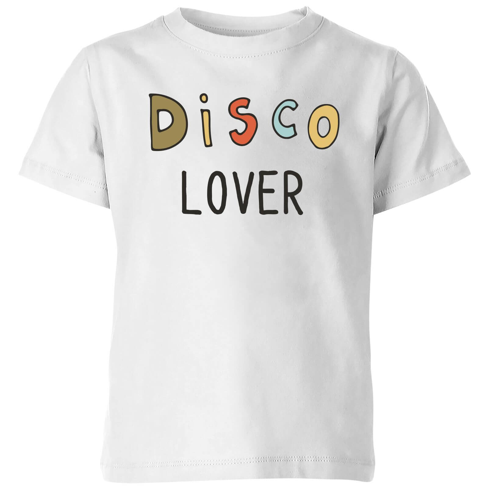 Disco Lover Kids' T-Shirt - White - 7-8 Years - White