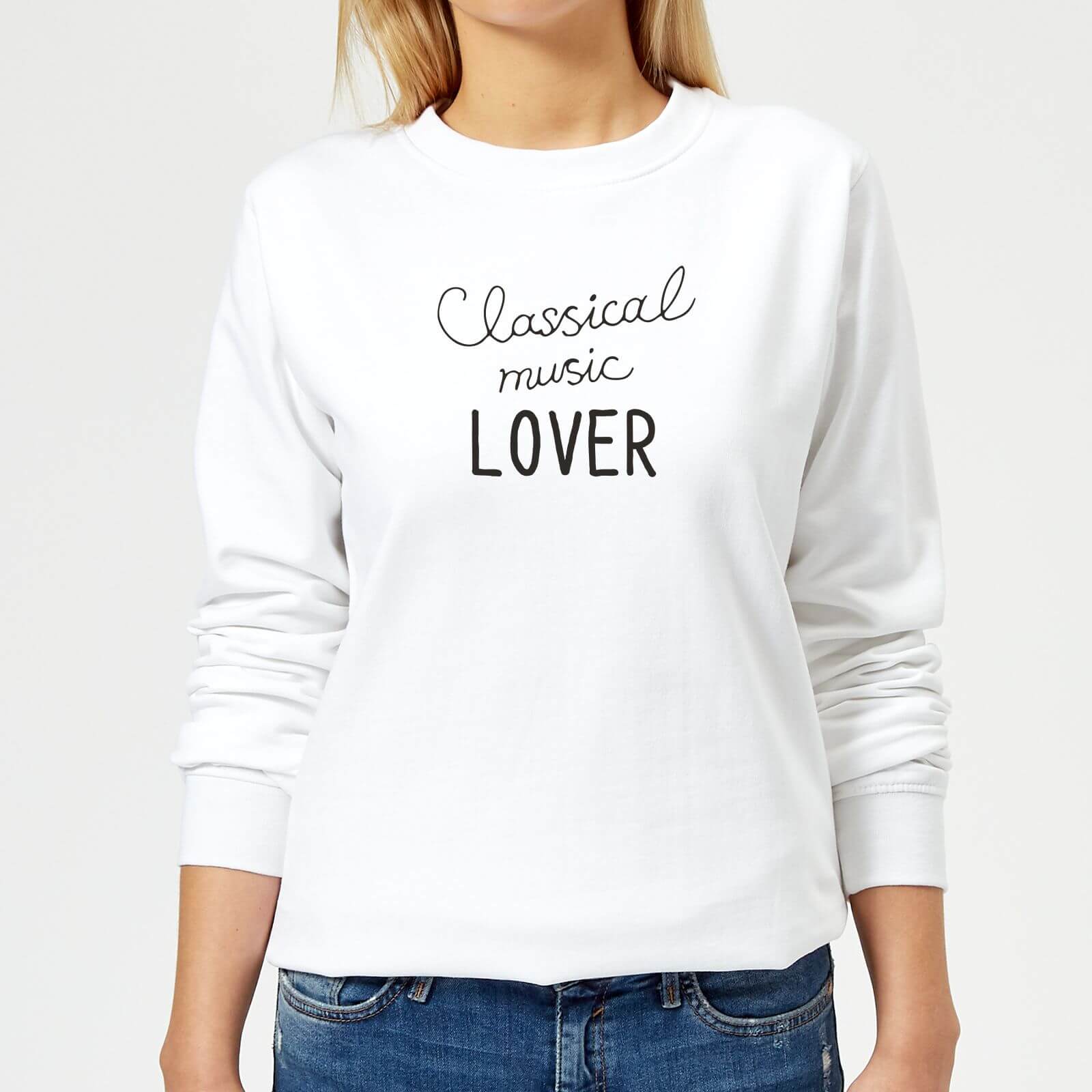 Classical Music Lover Women's Sweatshirt - White - XS - White
