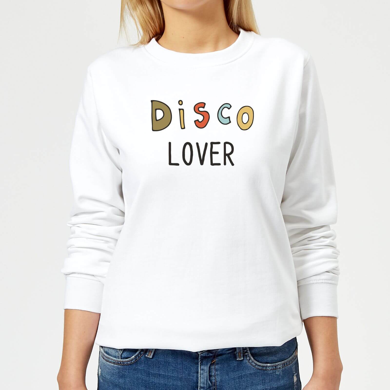 Disco Lover Women's Sweatshirt - White - XS - White