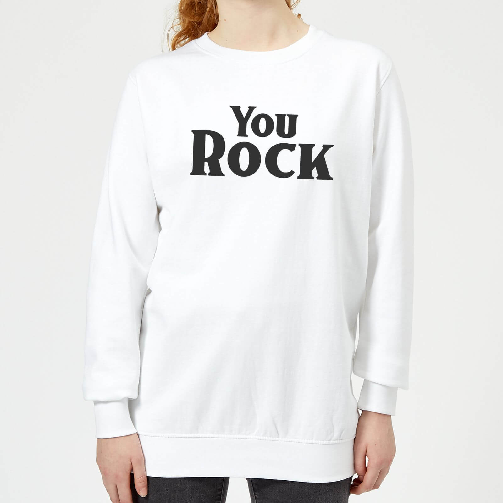 You Rock Women's Sweatshirt - White - XS - White