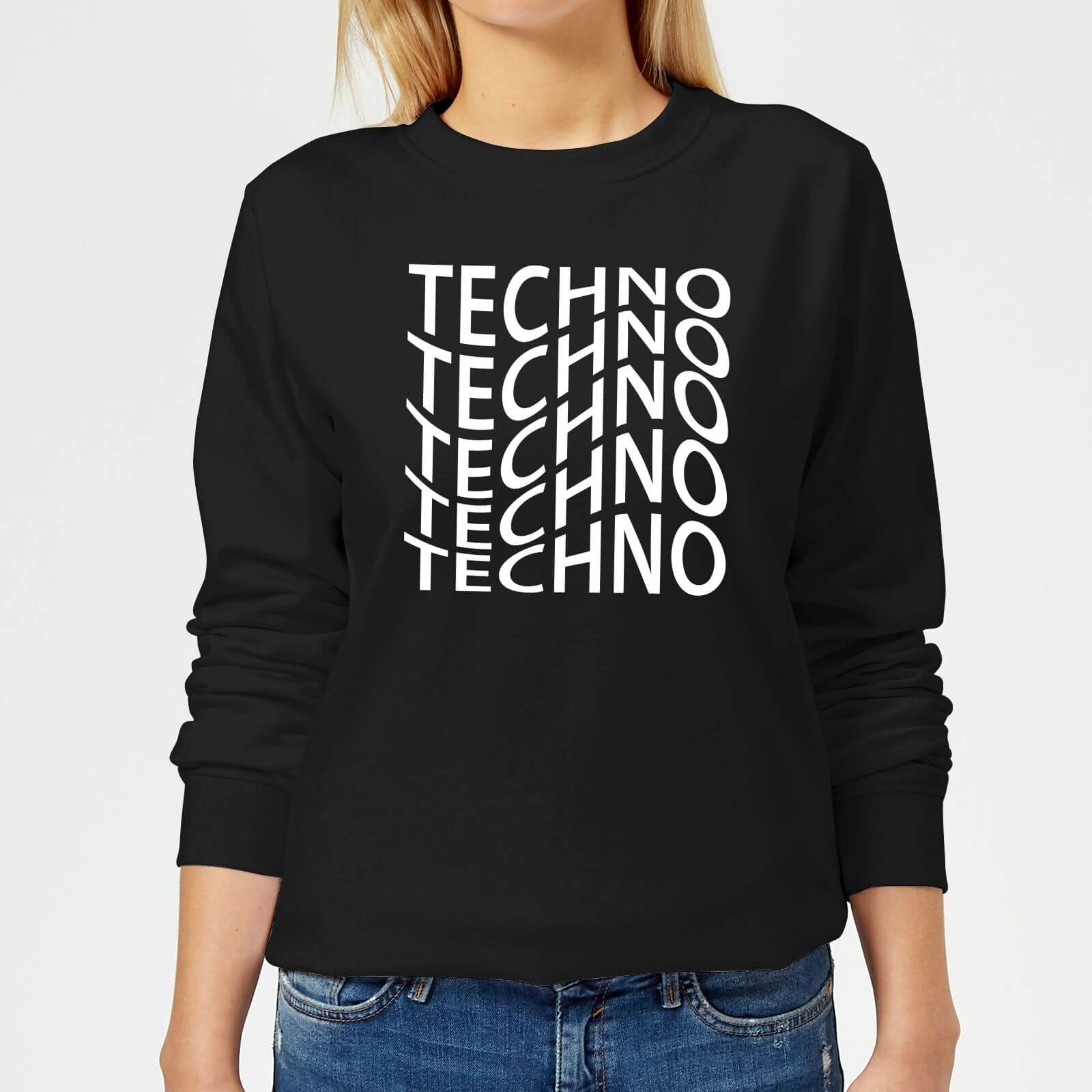 Techno Women's Sweatshirt - Black - XS - Black