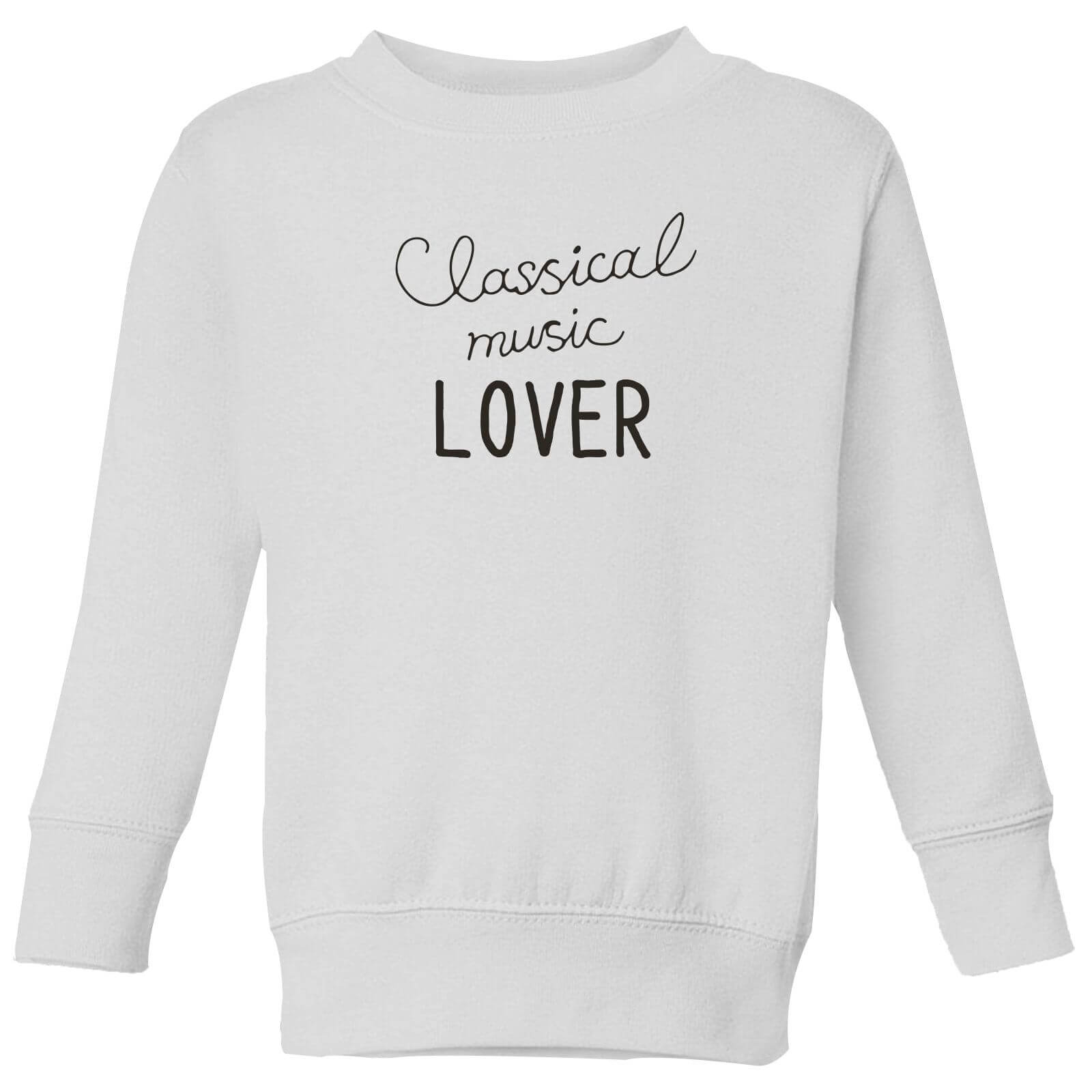 Classical Music Lover Kids' Sweatshirt - White - 3-4 Years - White