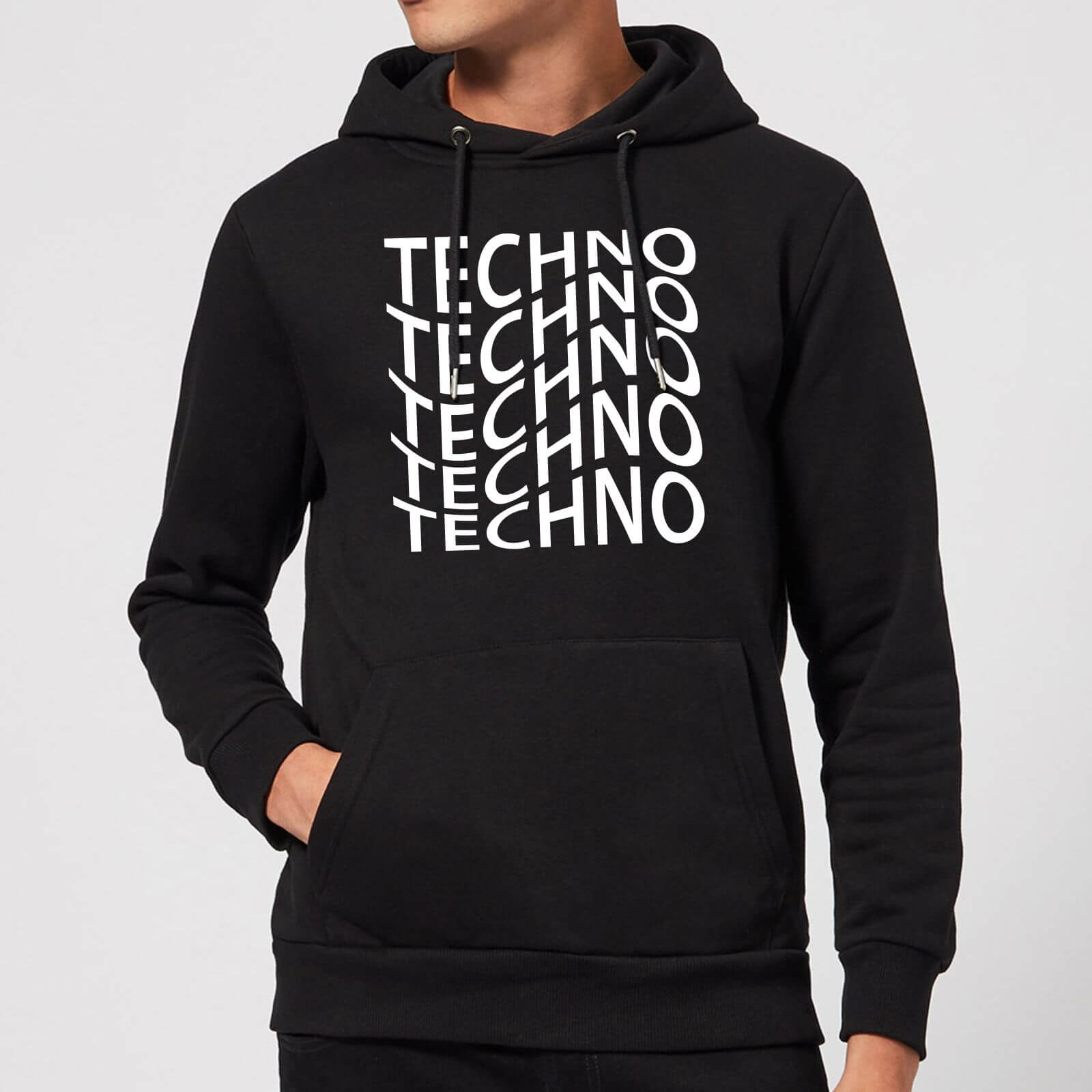 Techno Hoodie - Black - L - Black