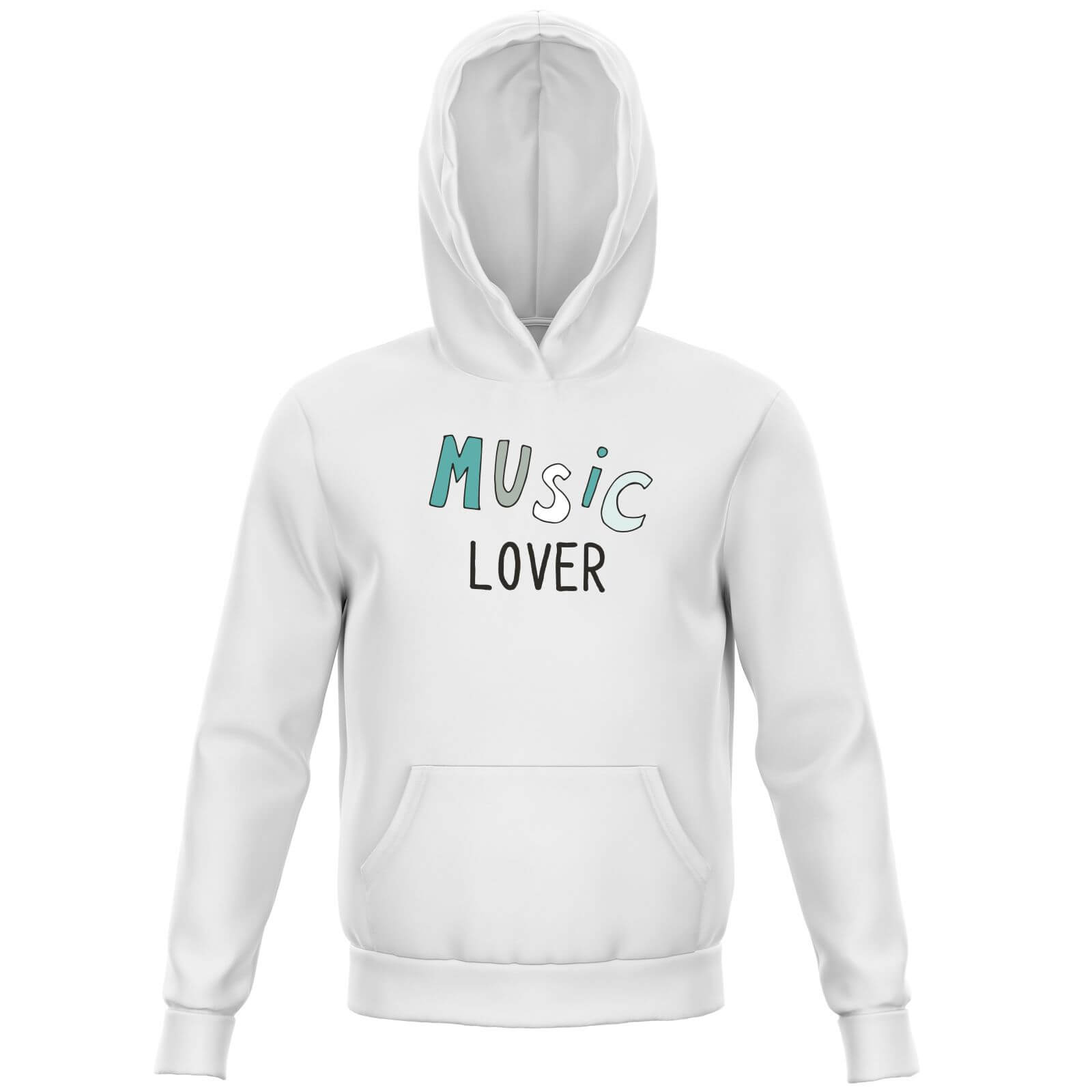 Music Lover Kids' Hoodie - White - 5-6 Years - White