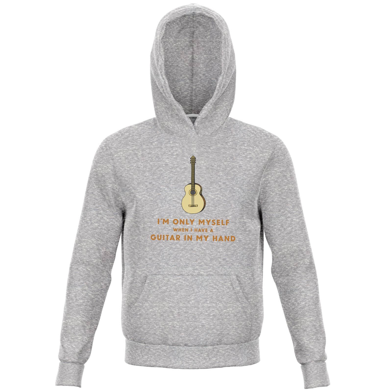 I'm Only Myself When I Have A Guitar In My Hand Kids' Hoodie - Grey - 5-6 Years - Grey