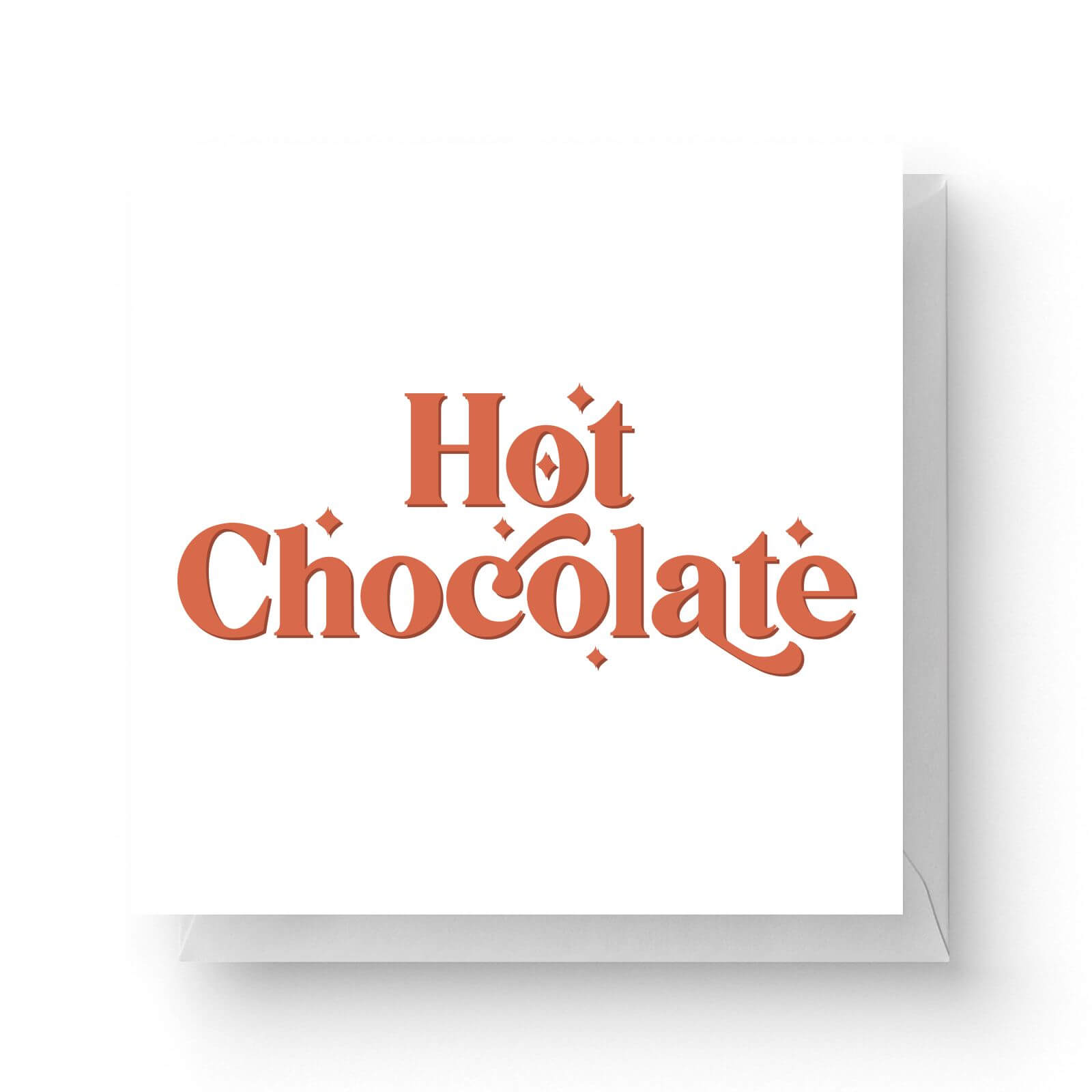 Hot Chocolate Square Greetings Card