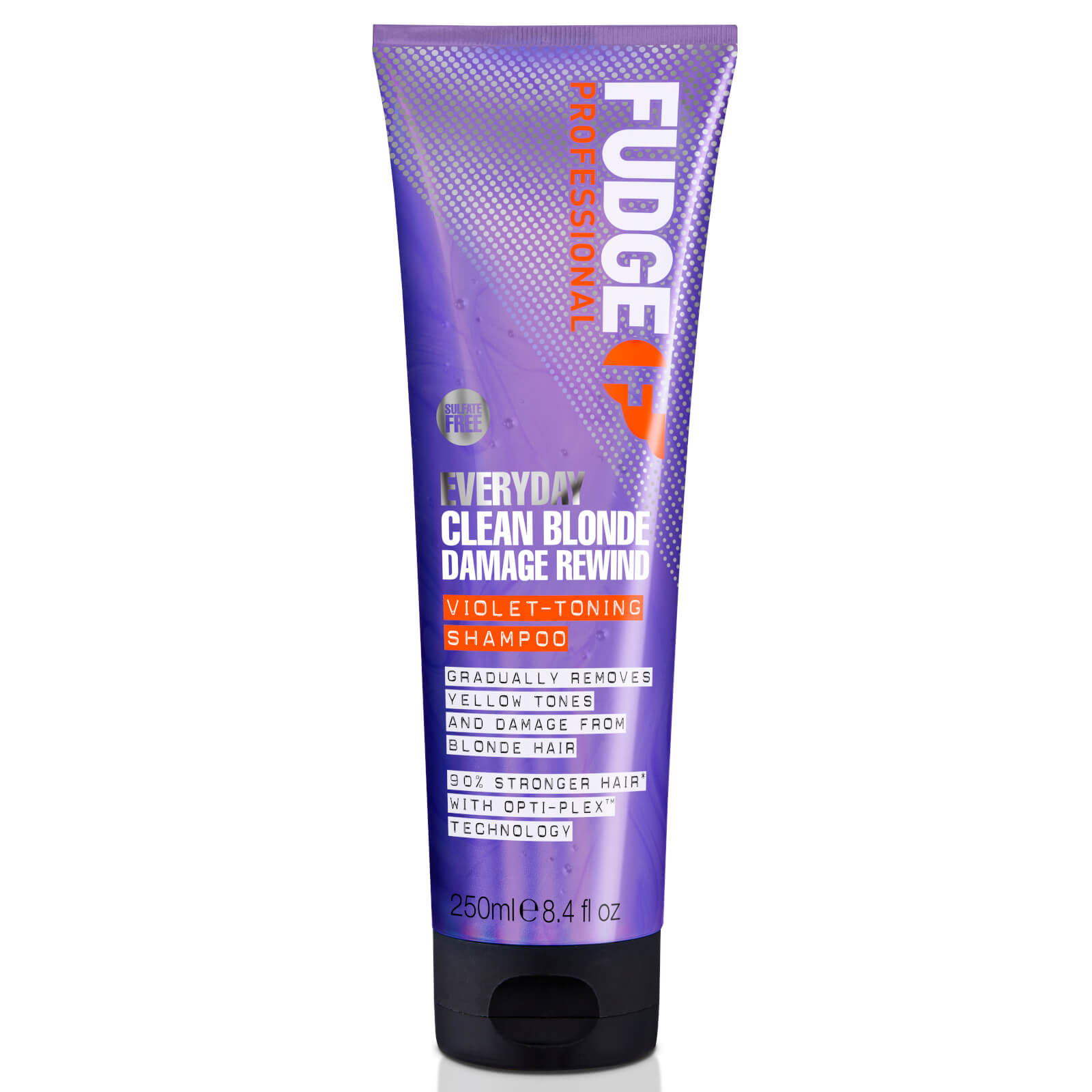 Fudge Professional Everyday Clean Blonde Damage Rewind Violet Toning Shampoo
