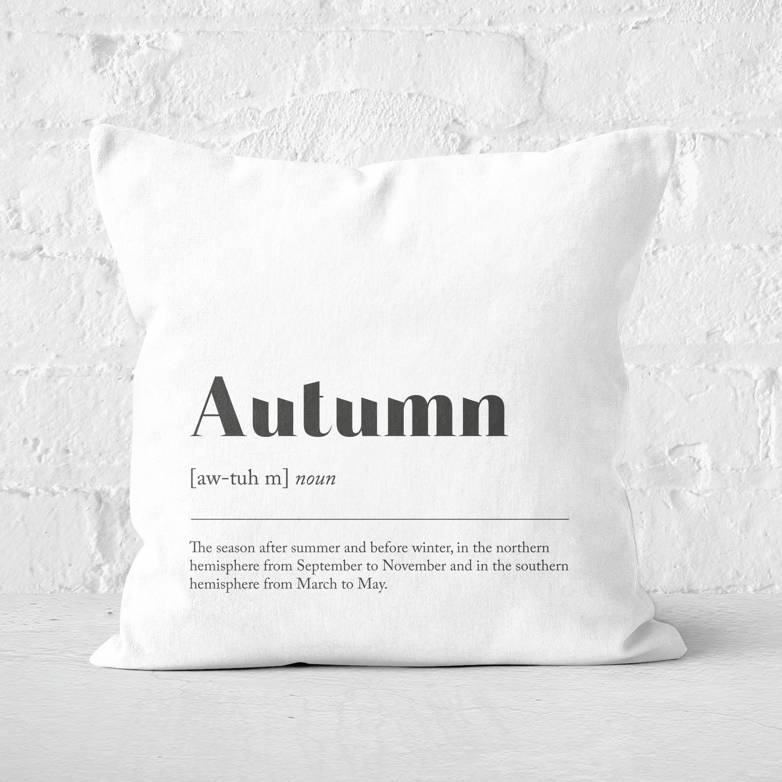 Autumn Definition Square Cushion - 50x50cm - Soft Touch