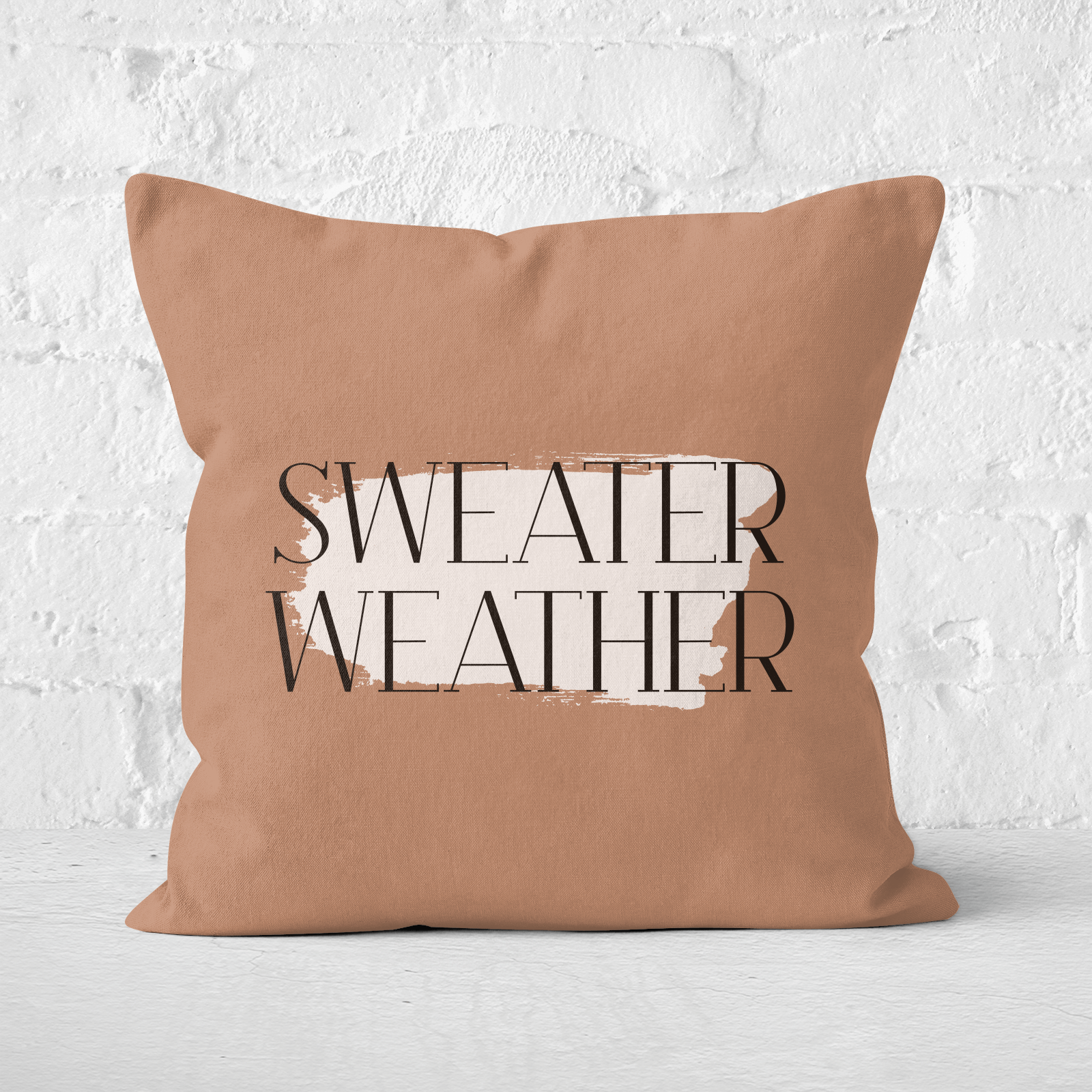Sweater Weather Square Cushion - 60x60cm - Soft Touch