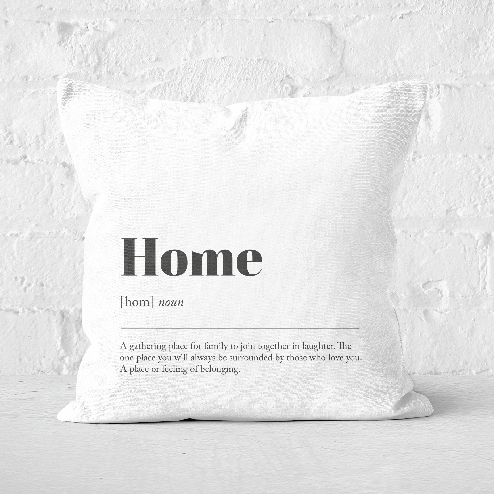 Home Definition Square Cushion - 60x60cm - Soft Touch