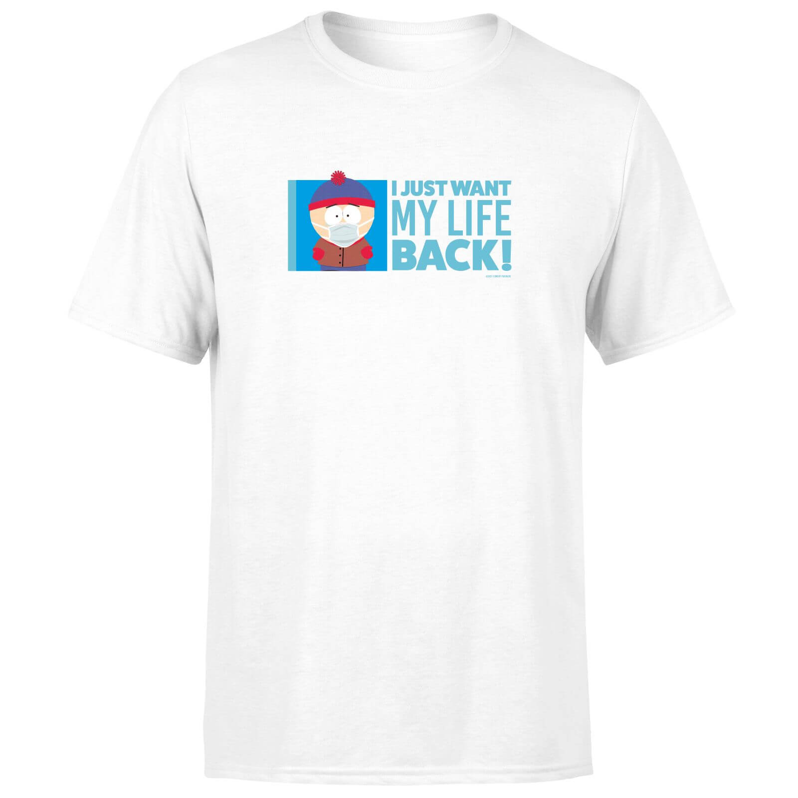 South Park I Just Want My Life Back Men%27s T-Shirt - White - S - Weiß