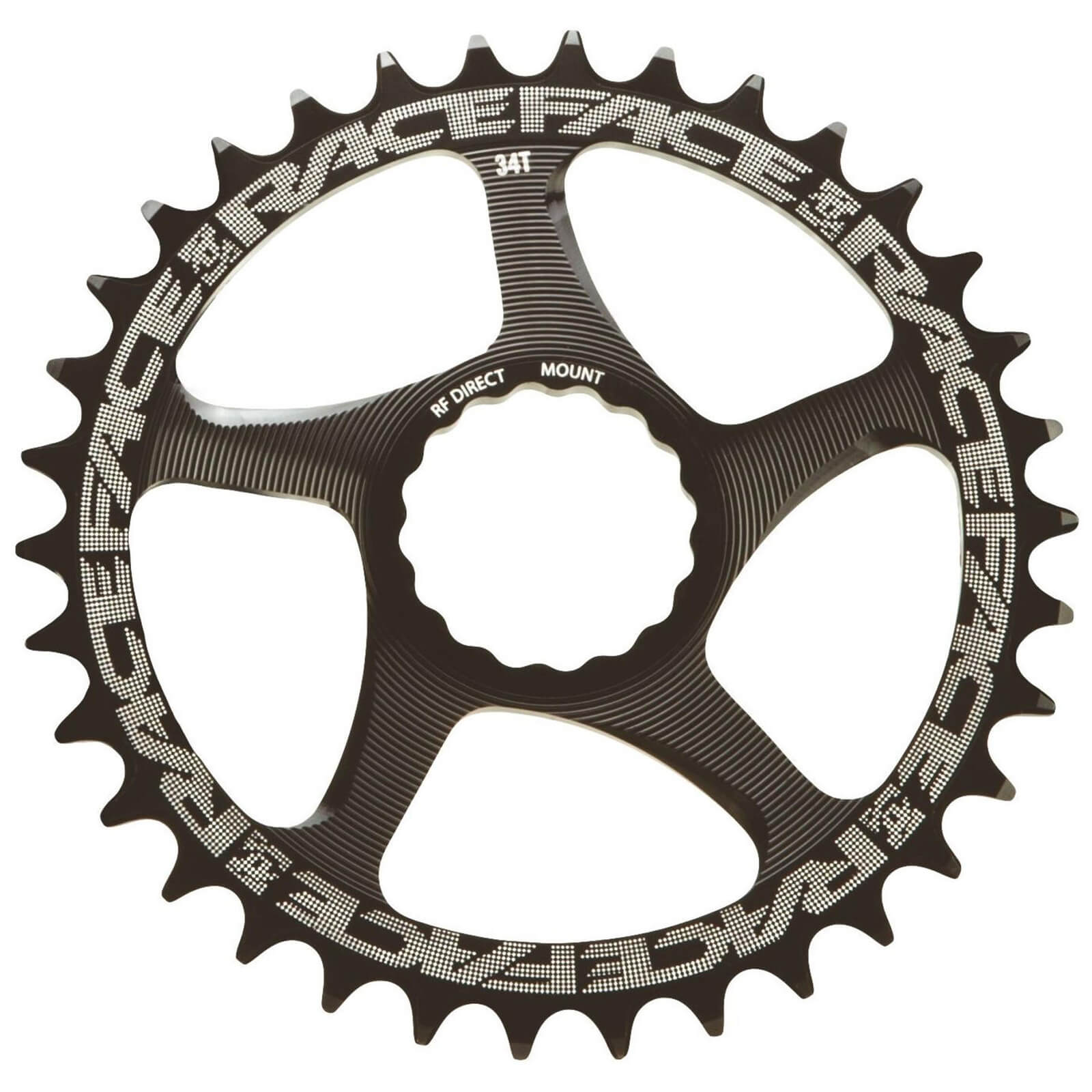 Race Face Direct Mount Narrow Wide 10/12 Speed Chainring - 24T - Schwarz