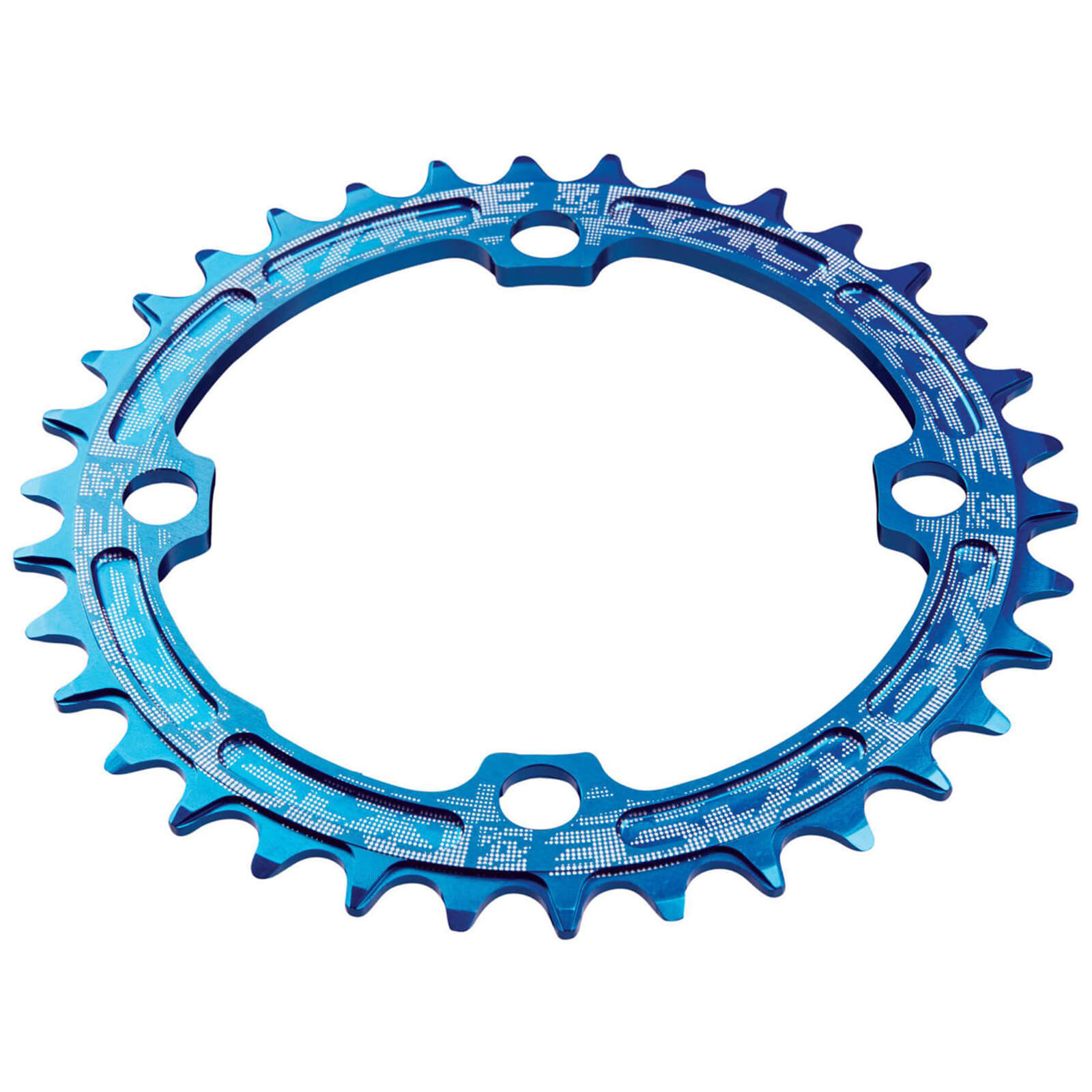Race Face Single Narrow Wide 104 BCD Chainring - 30T - Blue