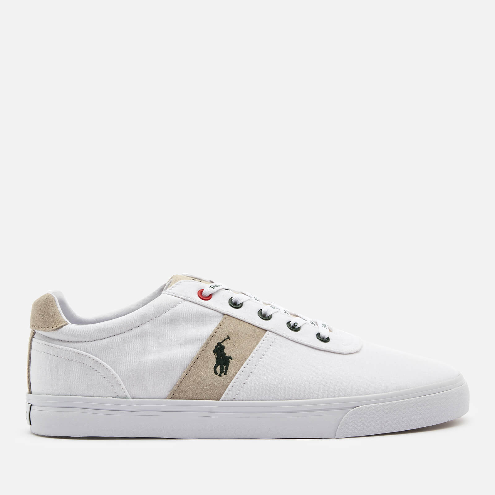 Polo Ralph Lauren Men's Hanford Sustainable Low Top Trainers - White/College Green - UK 7