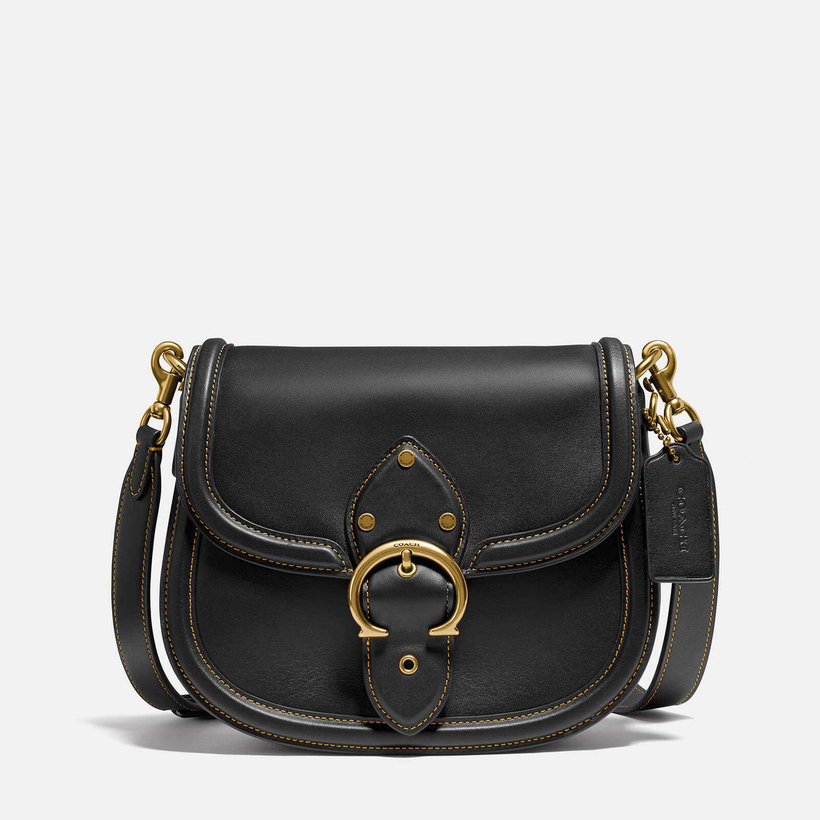 Coach Women's Beat Saddle Bag - Black