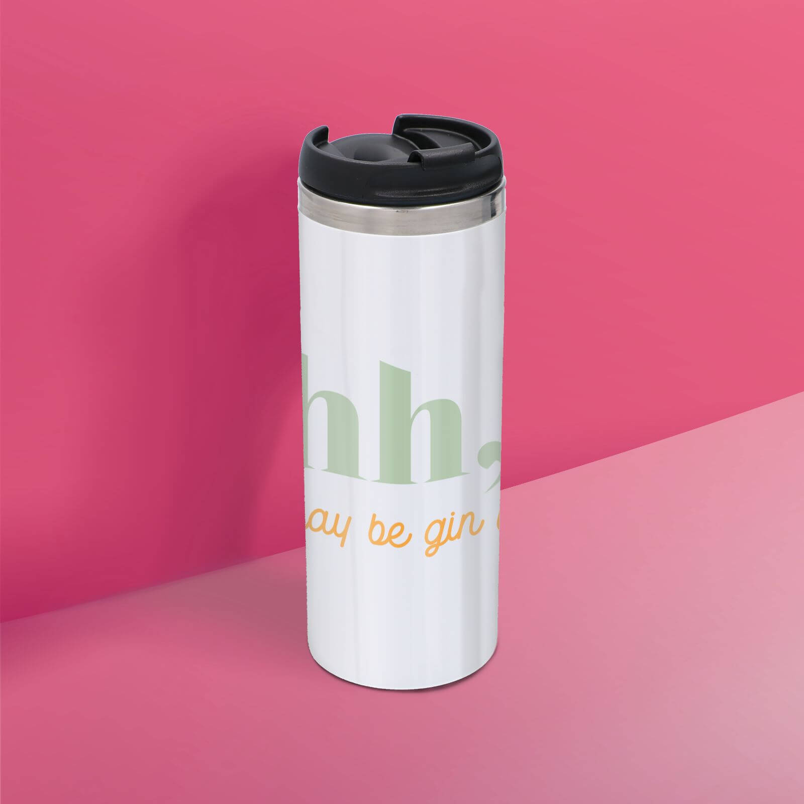 Shh, There May Be Gin In Here Stainless Steel Thermo Travel Mug