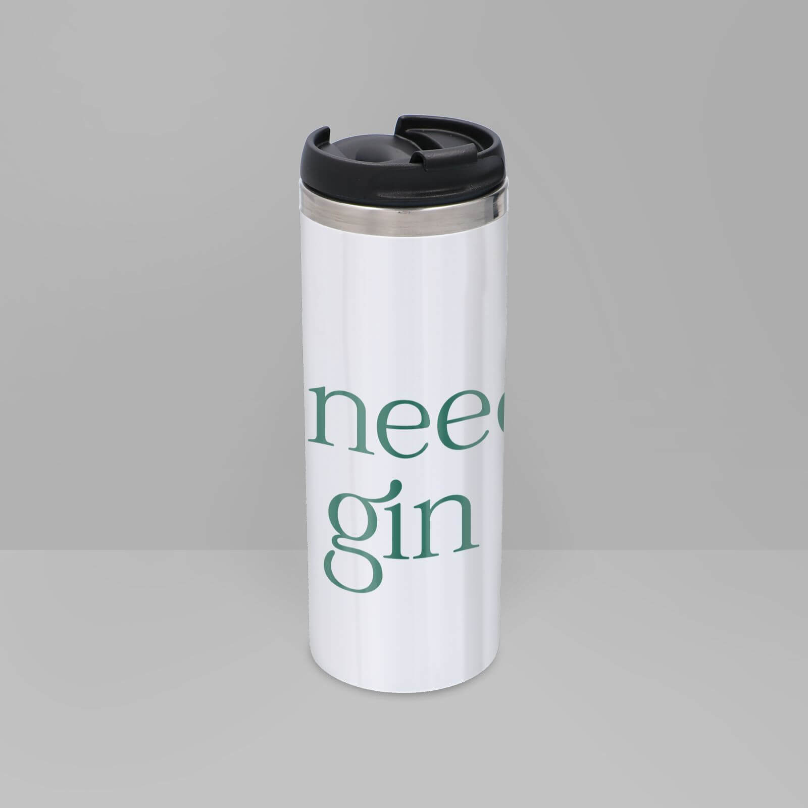 I Need Gin Stainless Steel Thermo Travel Mug